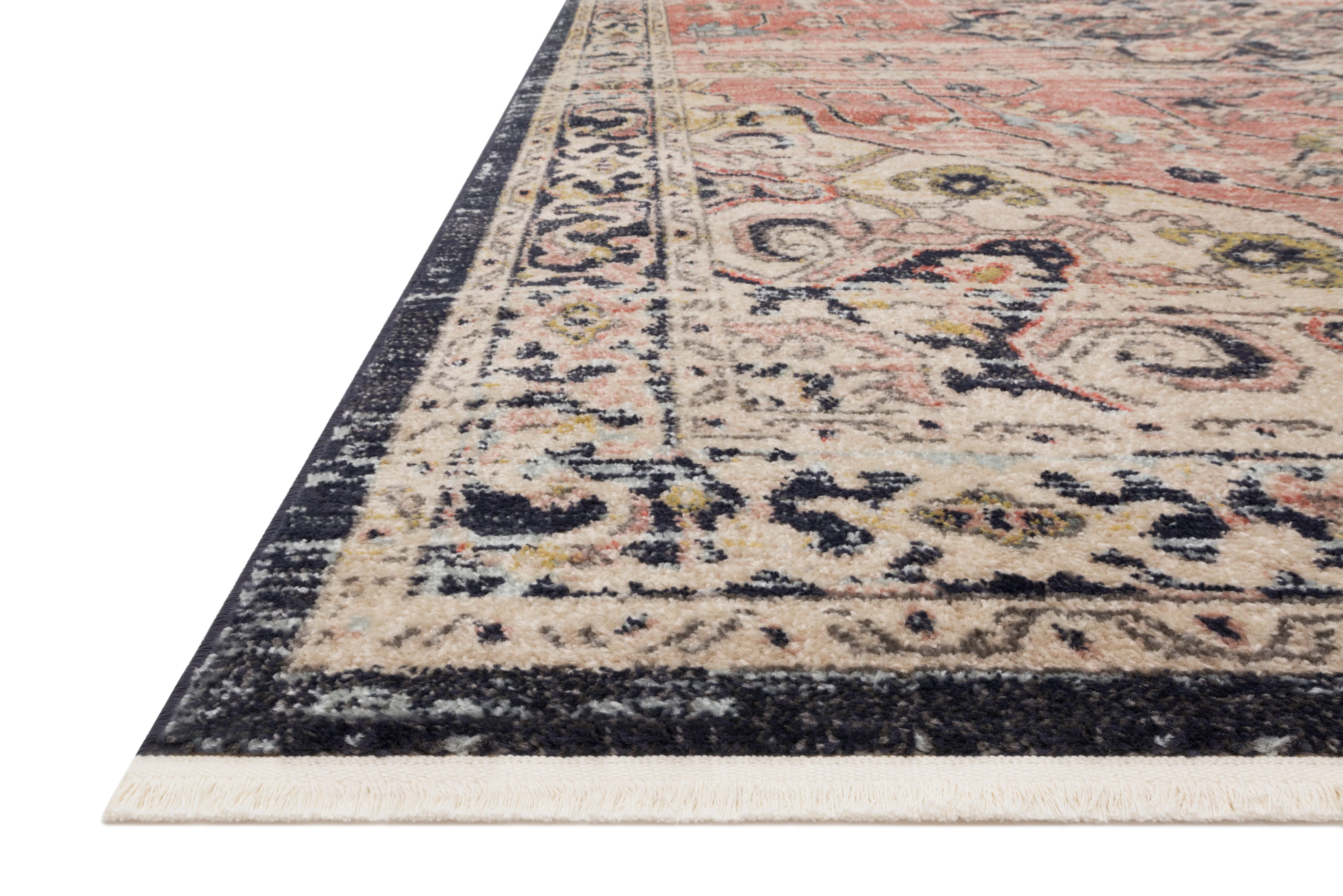 Magnolia Home by Joanna Gaines x Loloi Graham Coral / Navy Rug - Image 2
