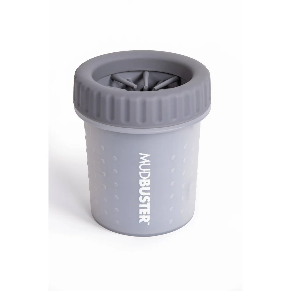 Dexas MudBuster Portable Dog Paw Washer/Paw Cleaner  Small  Light Gray - Image 1