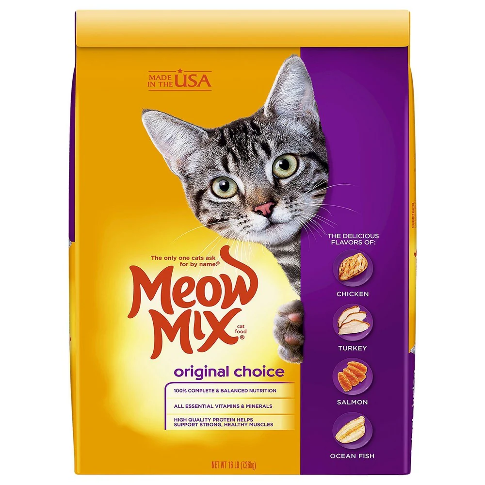 Meow Mix Original Choice Dry Cat Food  16lb - Image 1