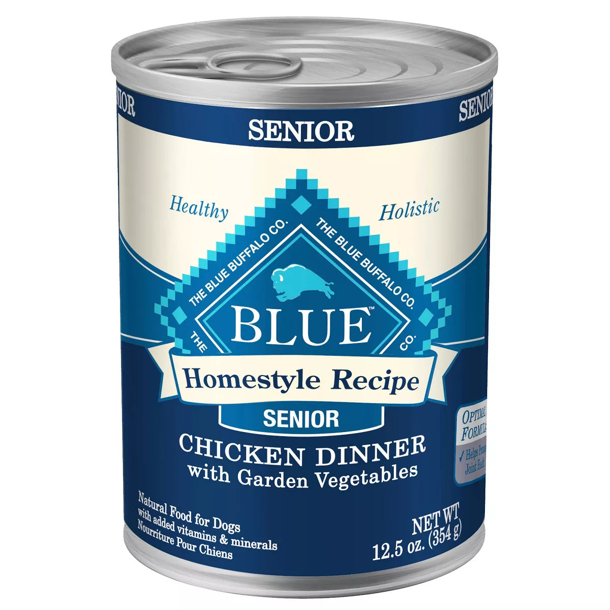 Blue Buffalo Homestyle Recipe Natural Wet Dog Food Senior Chicken 12.5oz - Image 1