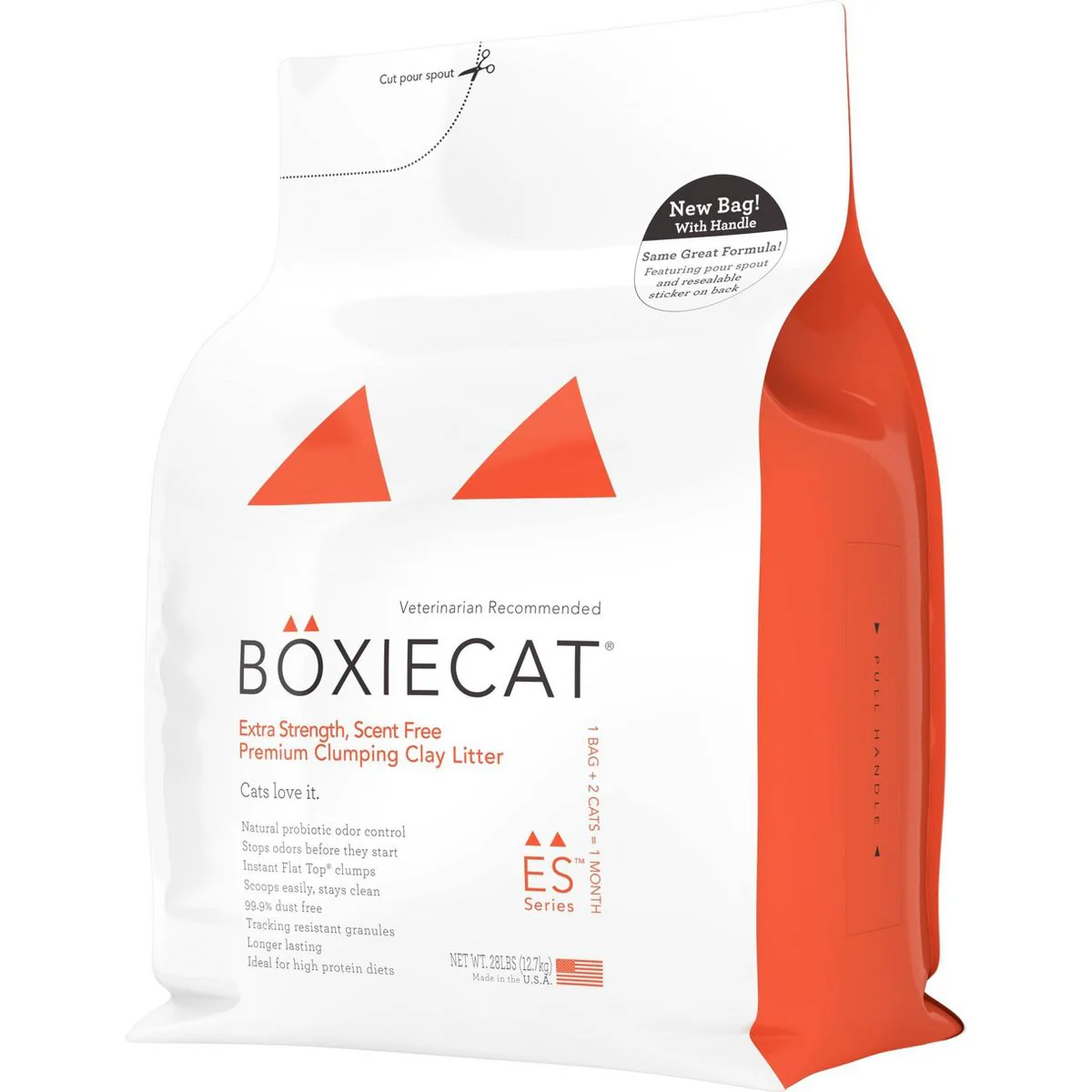 Boxiecat Extra Strength Clumping Clay Cat Litter 28lb - Image 1