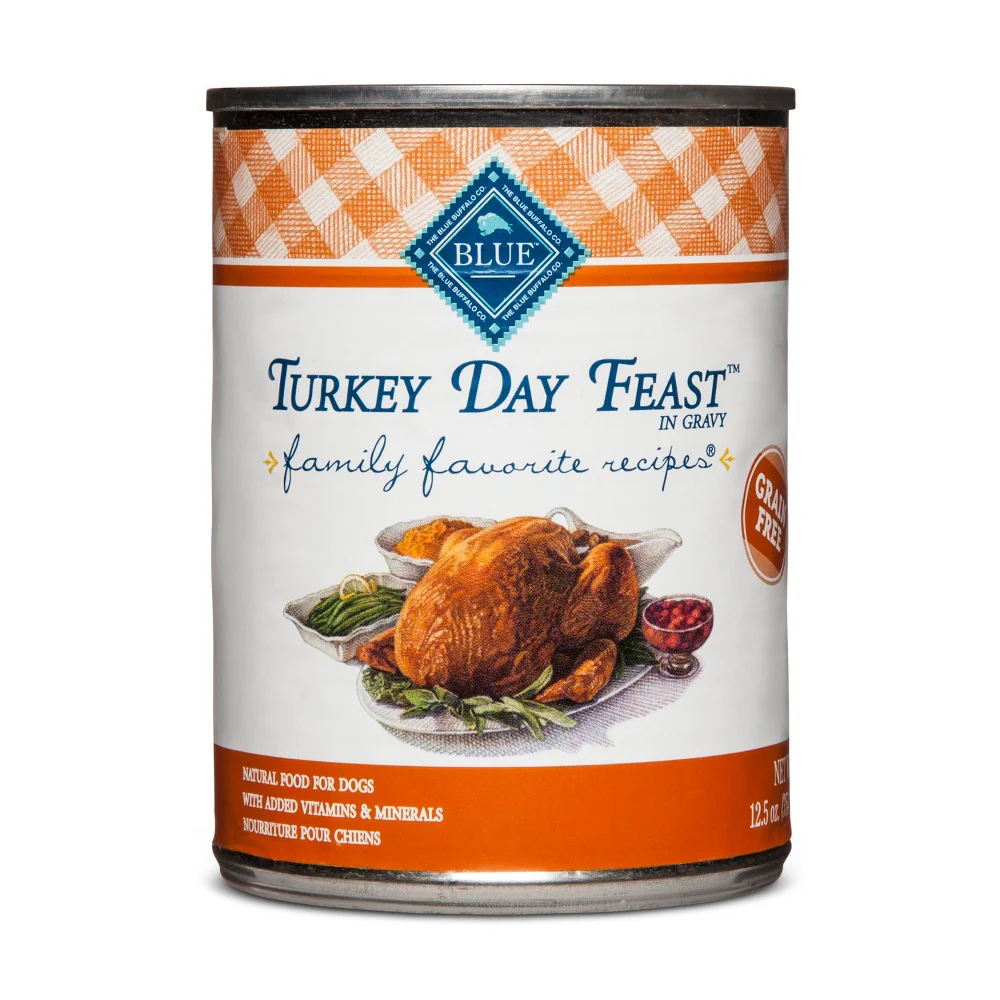 Blue Family Favorite Recipes Turkey Day Feast For Adult Dogs - Image 1