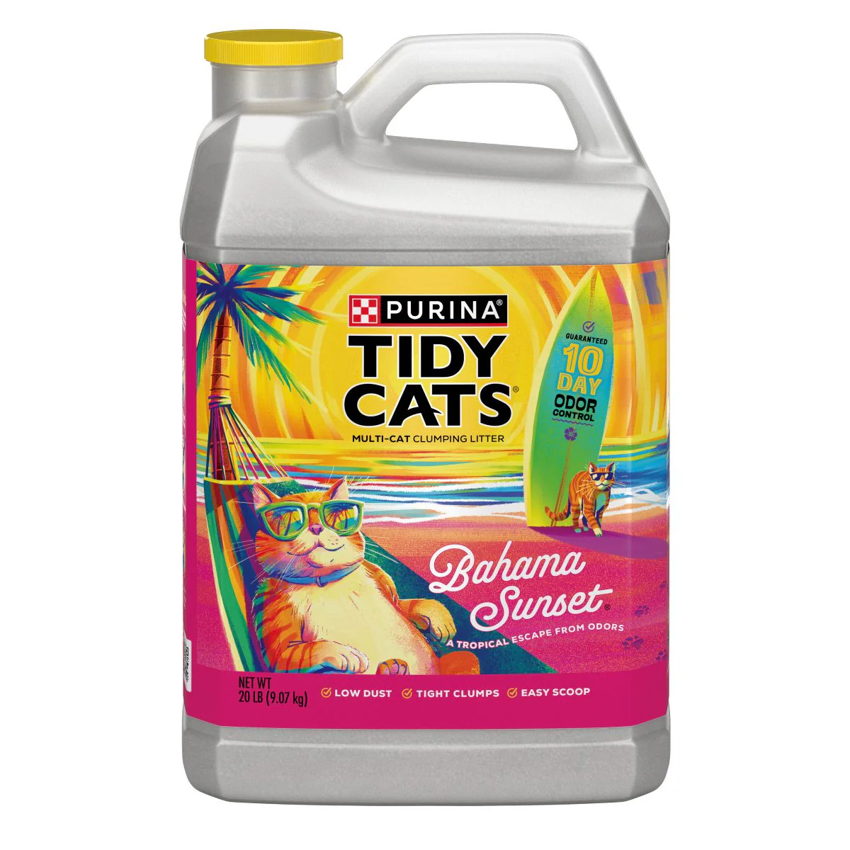 Tidy Cats Bahama Sunset Clumping Scented Low Dust Cat Litter - 20lbs - Image 1