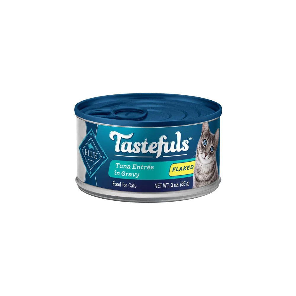 Blue Buffalo Tastefuls Adult Cat Tuna Entree in Gravy Flaked Wet Cat Food - 3oz - Image 1