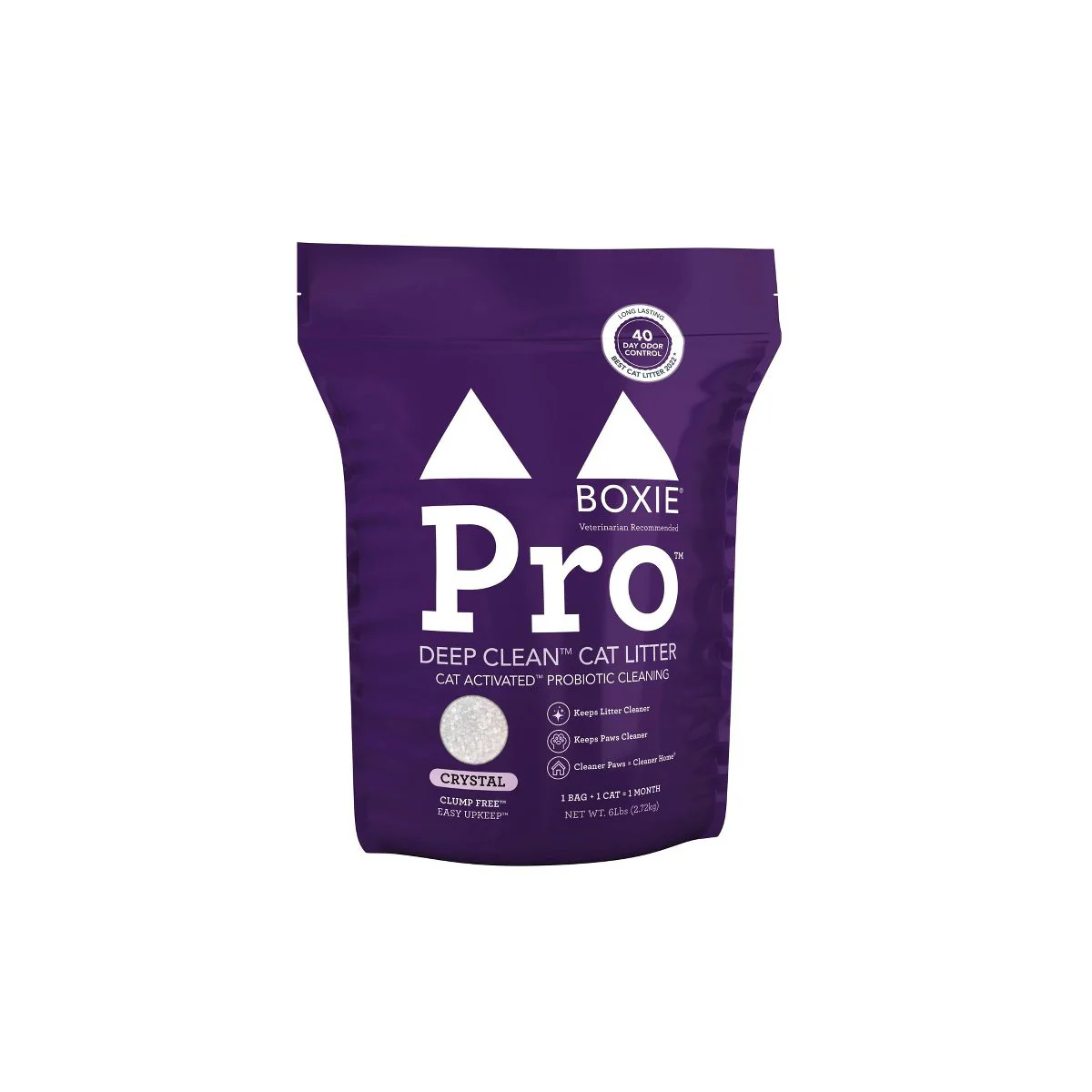 Boxiecat Probiotic Crystal Cat Litter 6lbs - Image 1