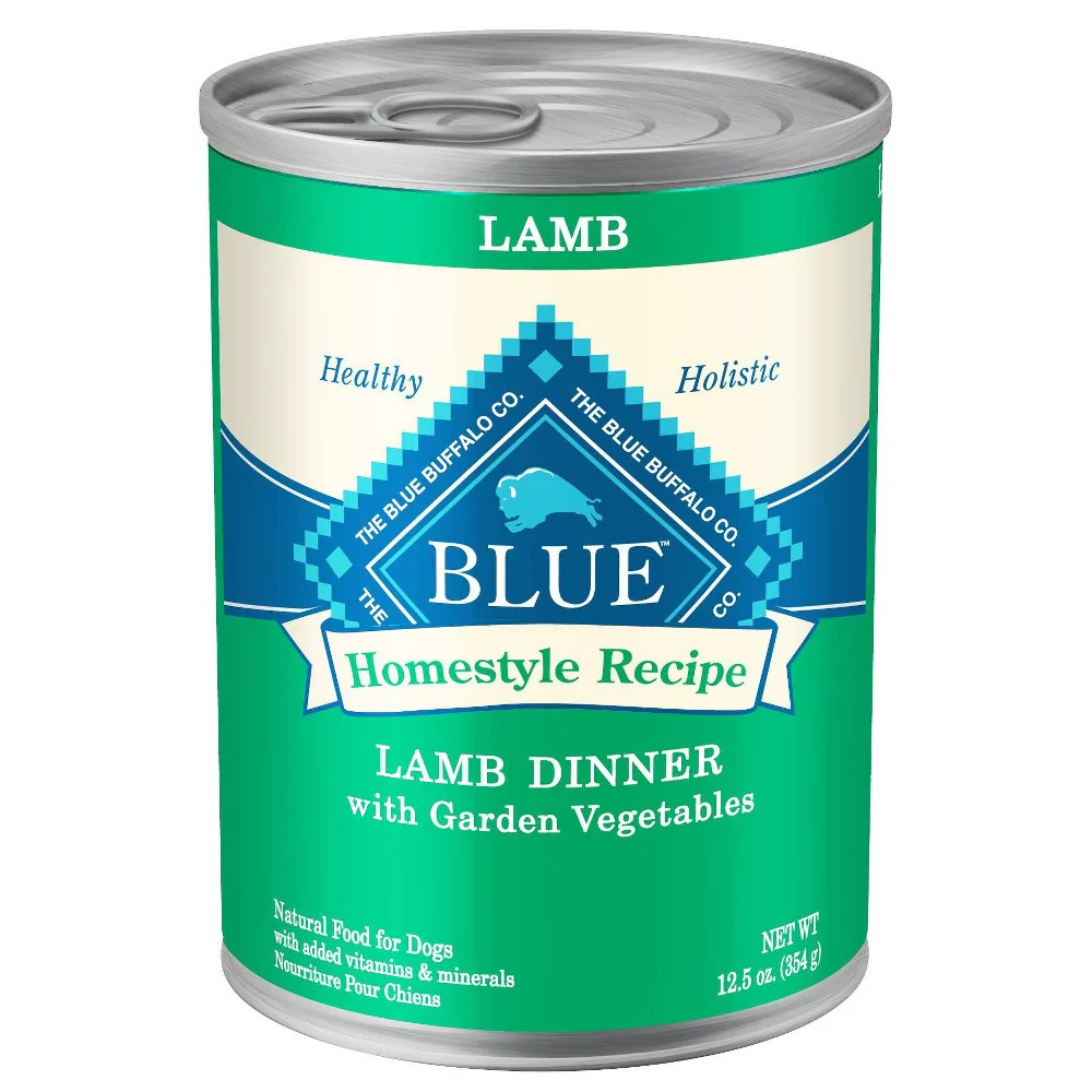 Blue Buffalo Homestyle Recipe Wet Dog Food Lamb Dinner with Garden Vegetables - 12.5oz - Image 1