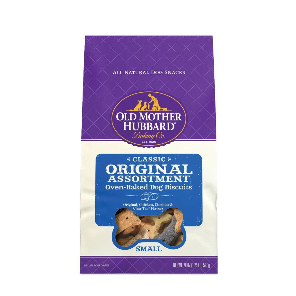 Old Mother Hubbard Classic Original Assortment Biscuits Baked Dog Treats  Small  20 Ounce Bag - Image 1