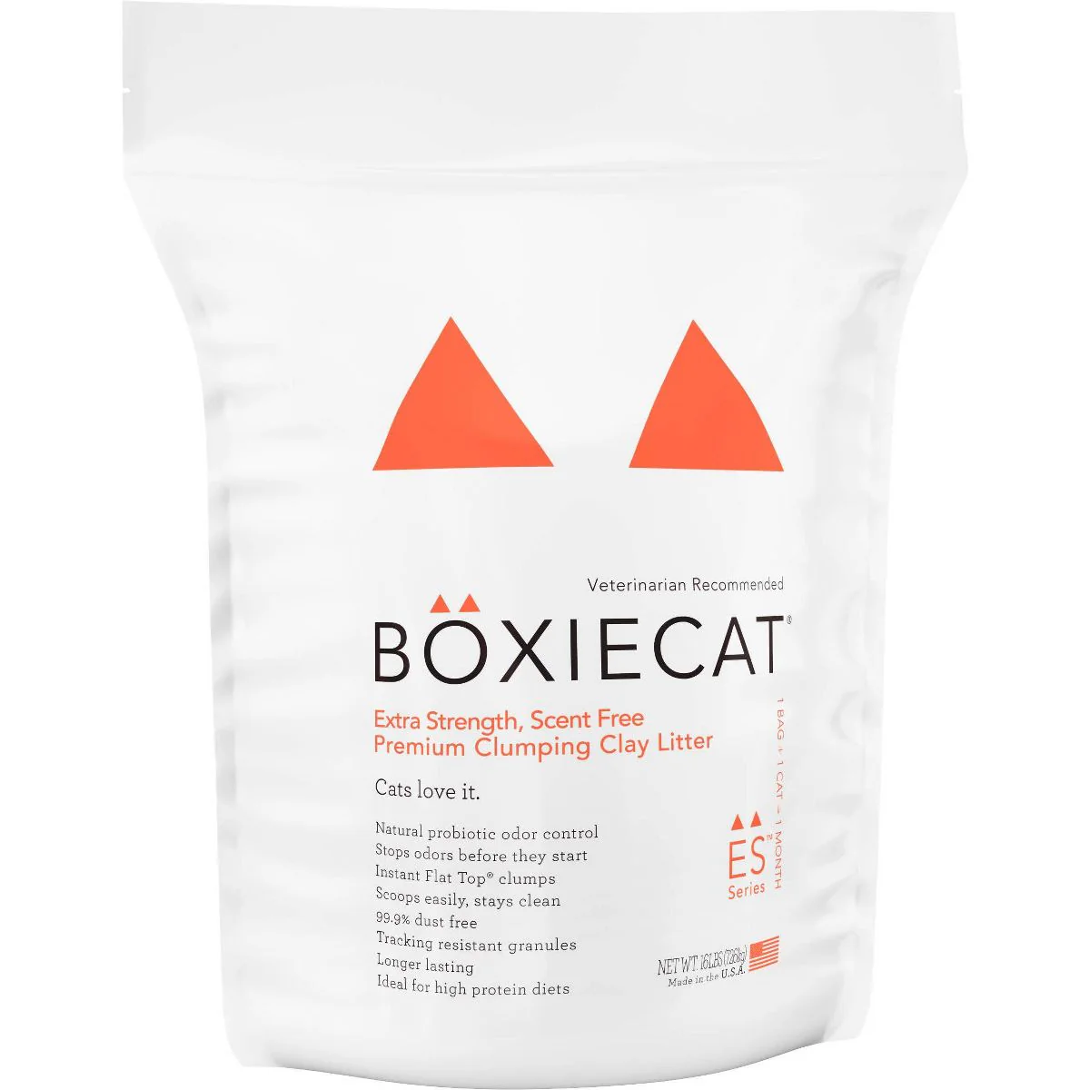 Boxiecat Extra Strength Clumping Clay Cat Litter 16lb - Image 1
