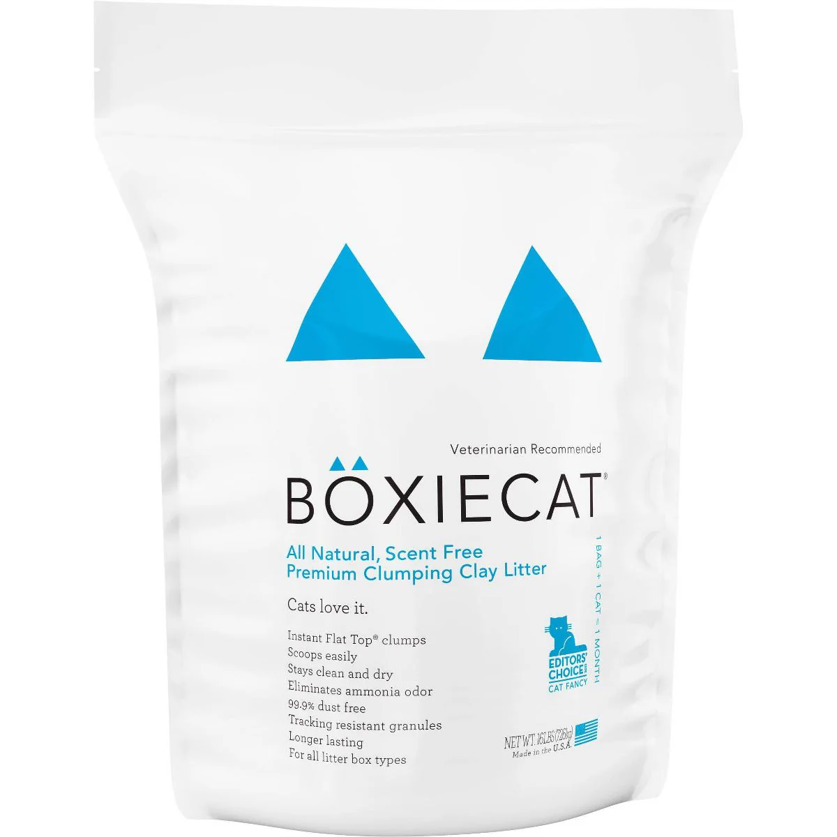 Boxiecat Unscented Clumping Clay Cat Litter 16lb - Image 1