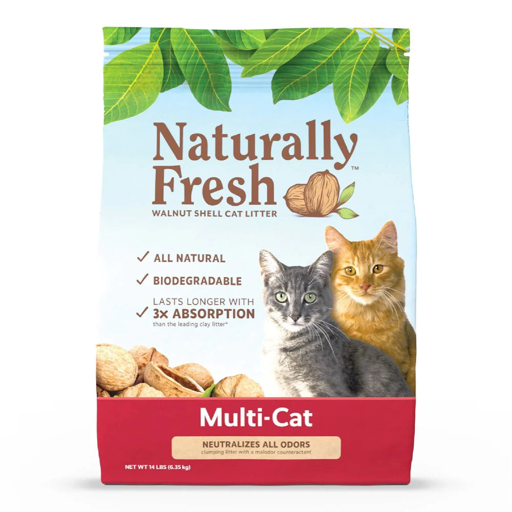Naturally Fresh Multi-Cat Quick Clumping Cat Litter 14lb - Image 1