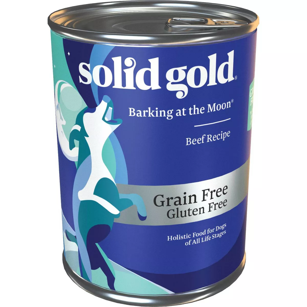 Solid Gold Barking At The Moon Beef Recipe Wet Dog Food - 13.2oz - Image 1