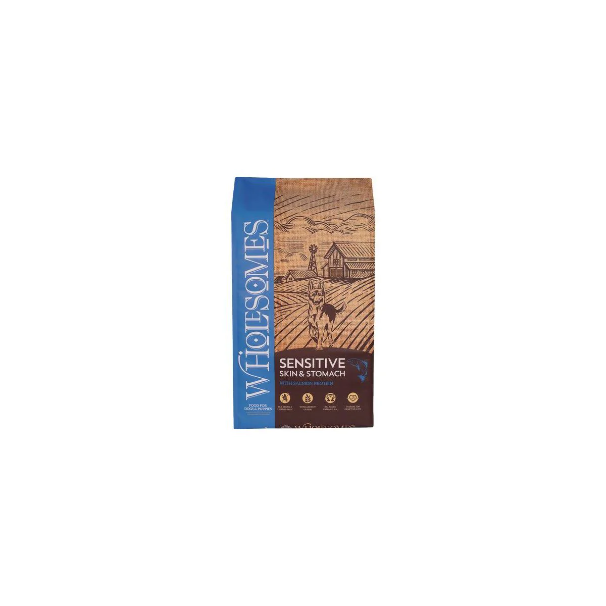 Sportmix Wholesomes Sensitive Skin & Stomach Salmon Dry Dog Food 30lb