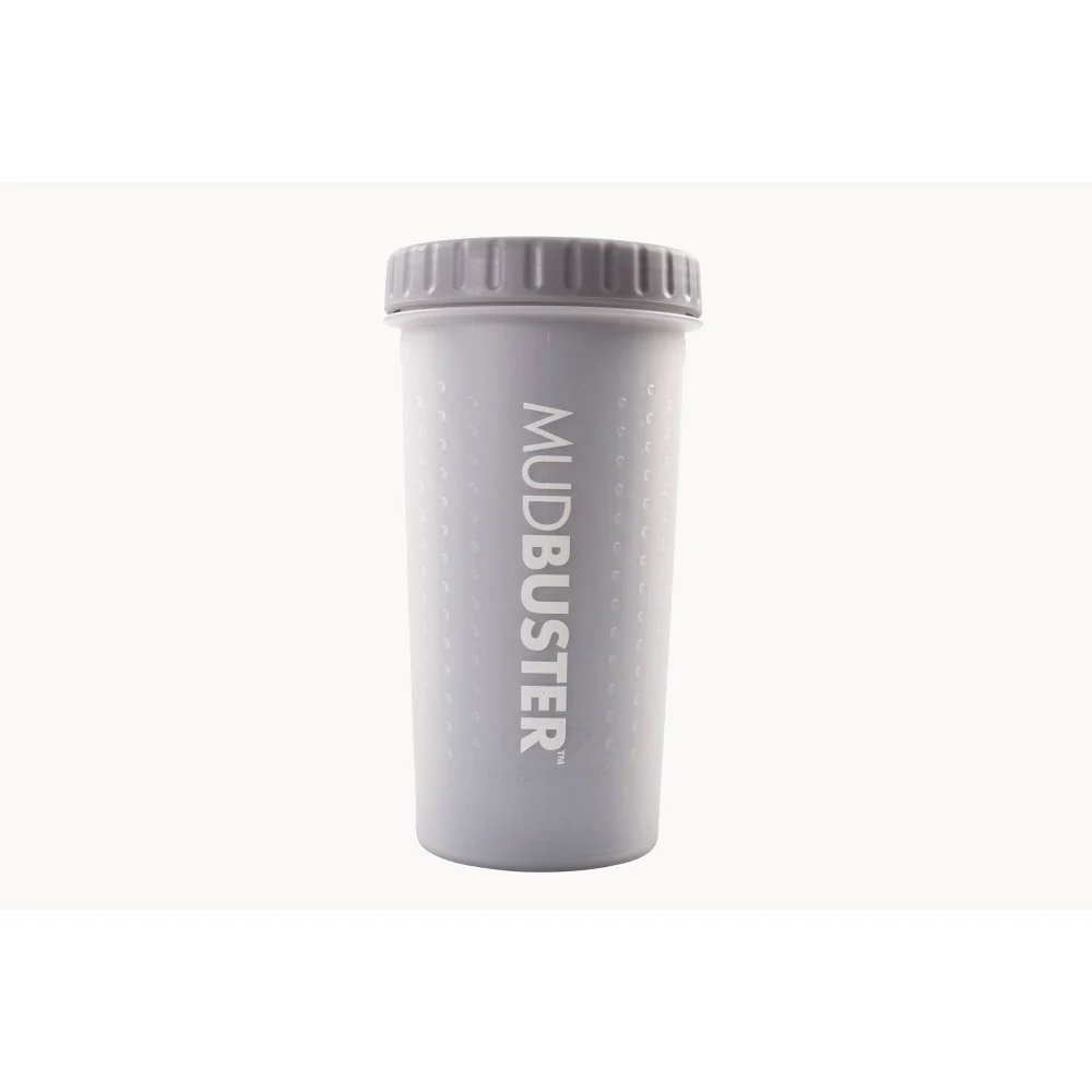 Dexas MudBuster Portable Dog Paw Washer/Paw Cleaner  Large  Light Gray - Image 1