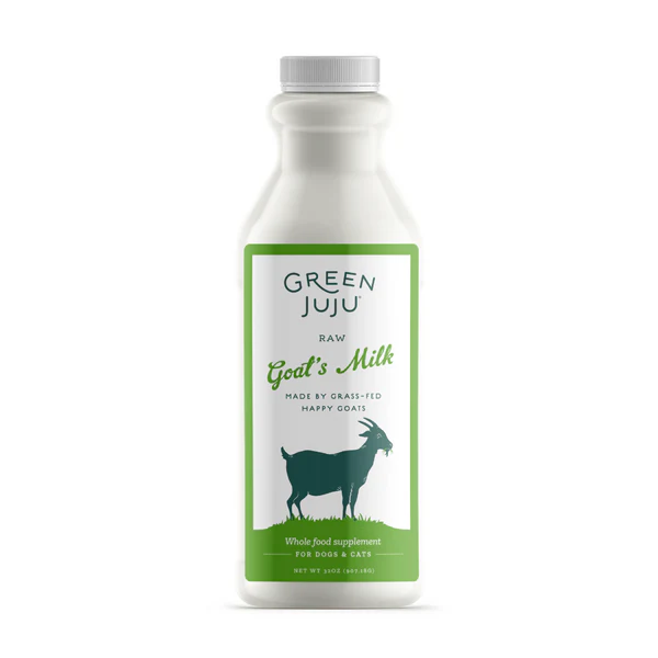 Green Juju Frozen Raw Goats Milk 16oz - Image 1