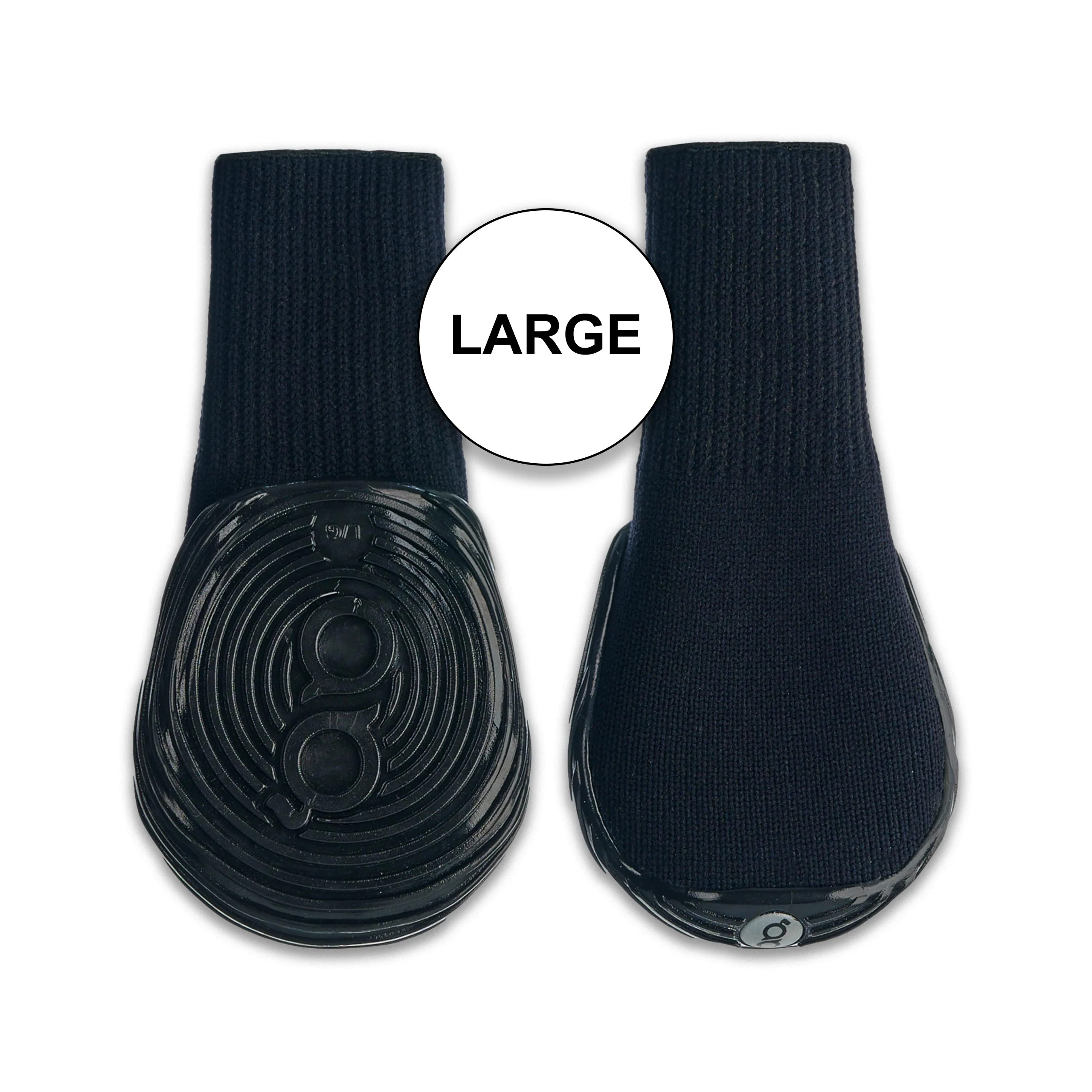 Goo-eez Ultras Dog Boots, Black, Large, 4pk - Image 1