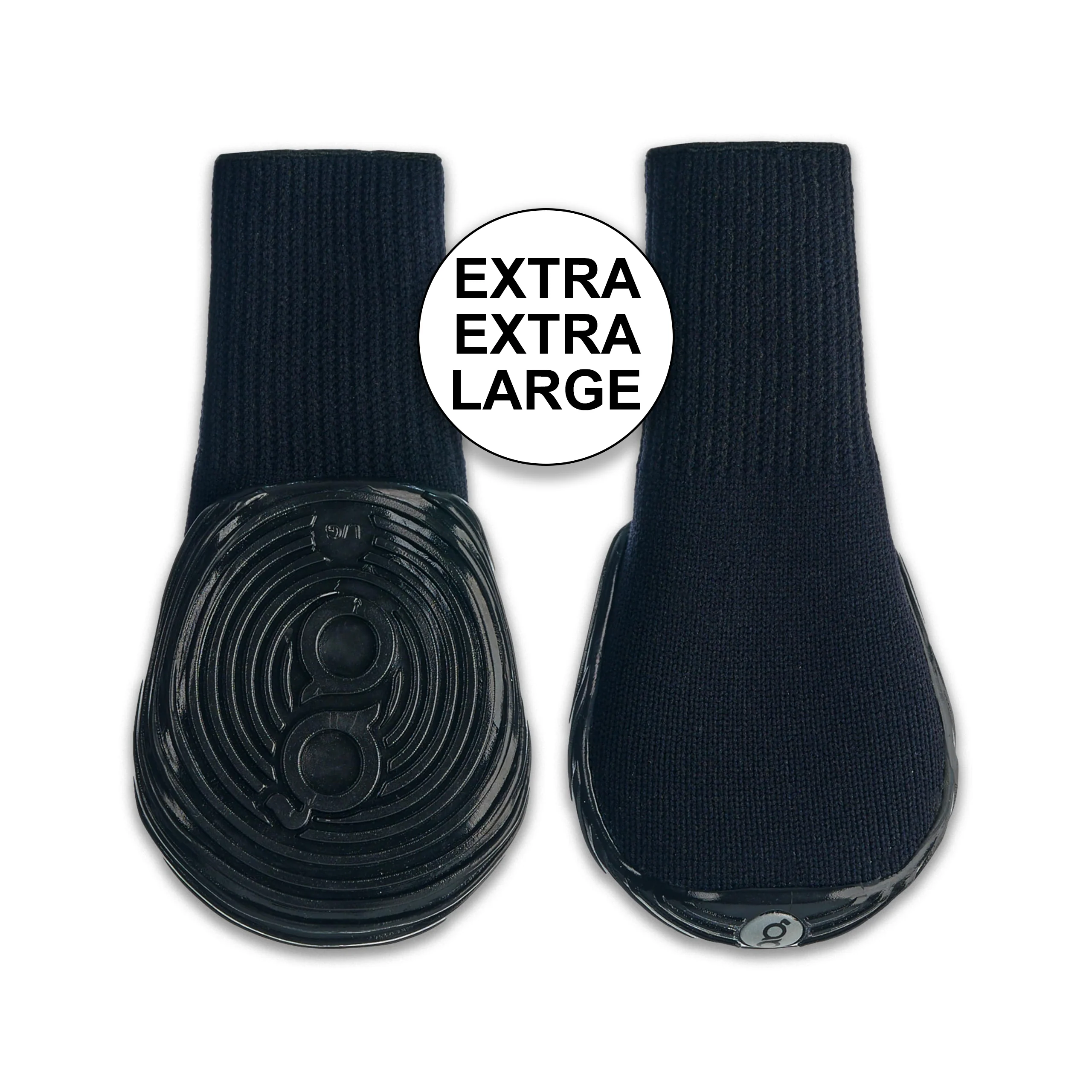 Goo-eez Ultras Dog Boots, Black, XXLarge, 4pk - Image 1