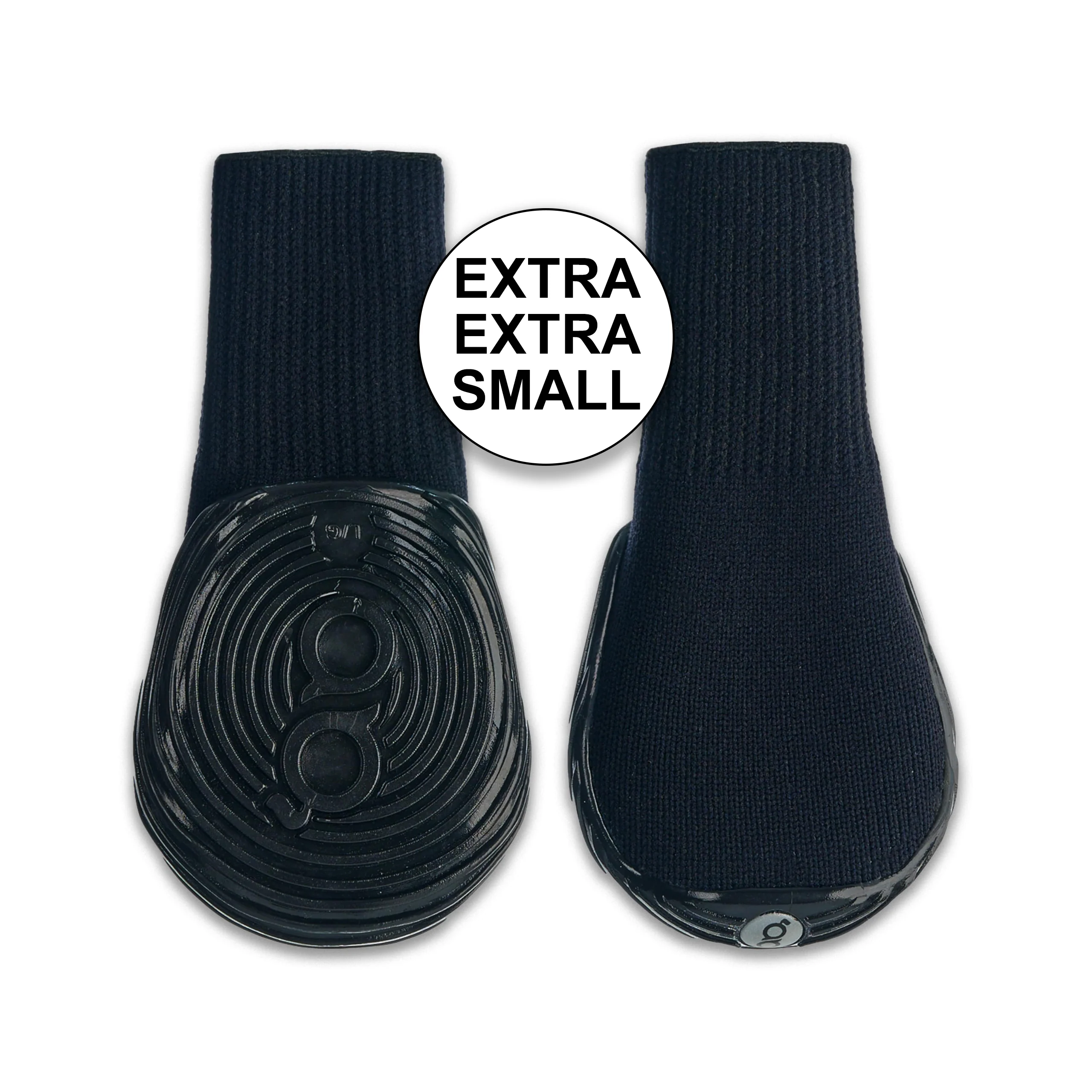 Goo-eez Ultras Dog Boots, Black, XXSmall, 4pk - Image 1