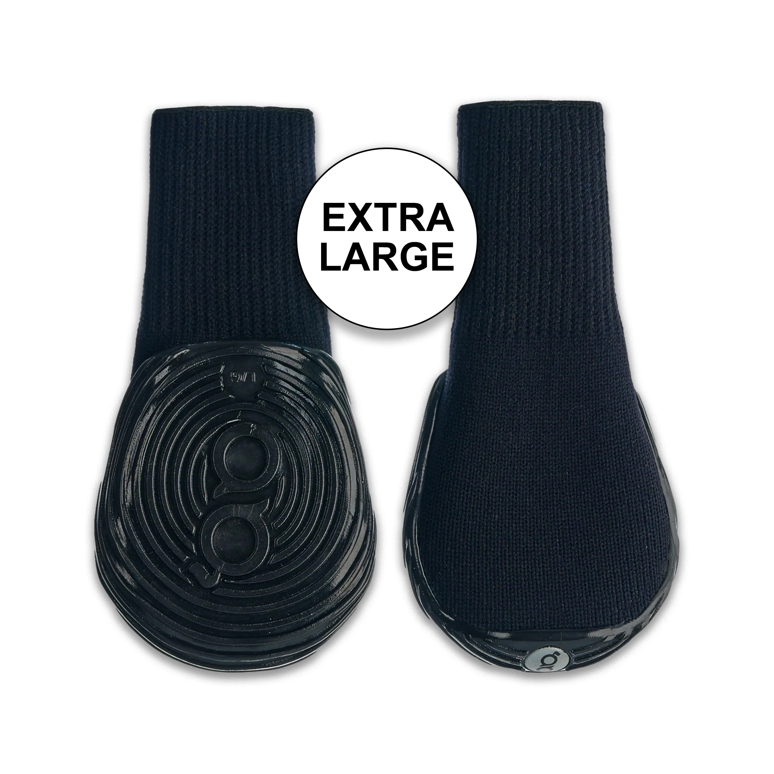 Goo-eez Ultras Dog Boots, Black, XLarge, 4pk - Image 1