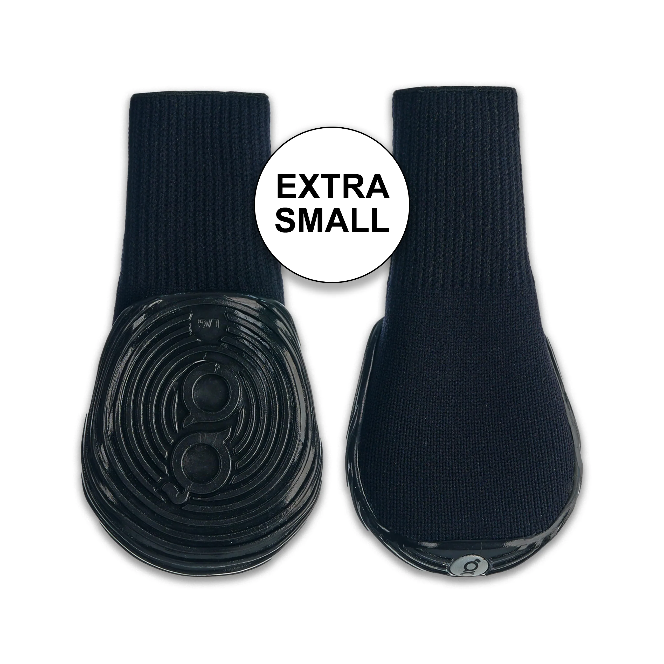 Goo-eez Ultras Dog Boots, Black, XSmall, 4pk - Image 1