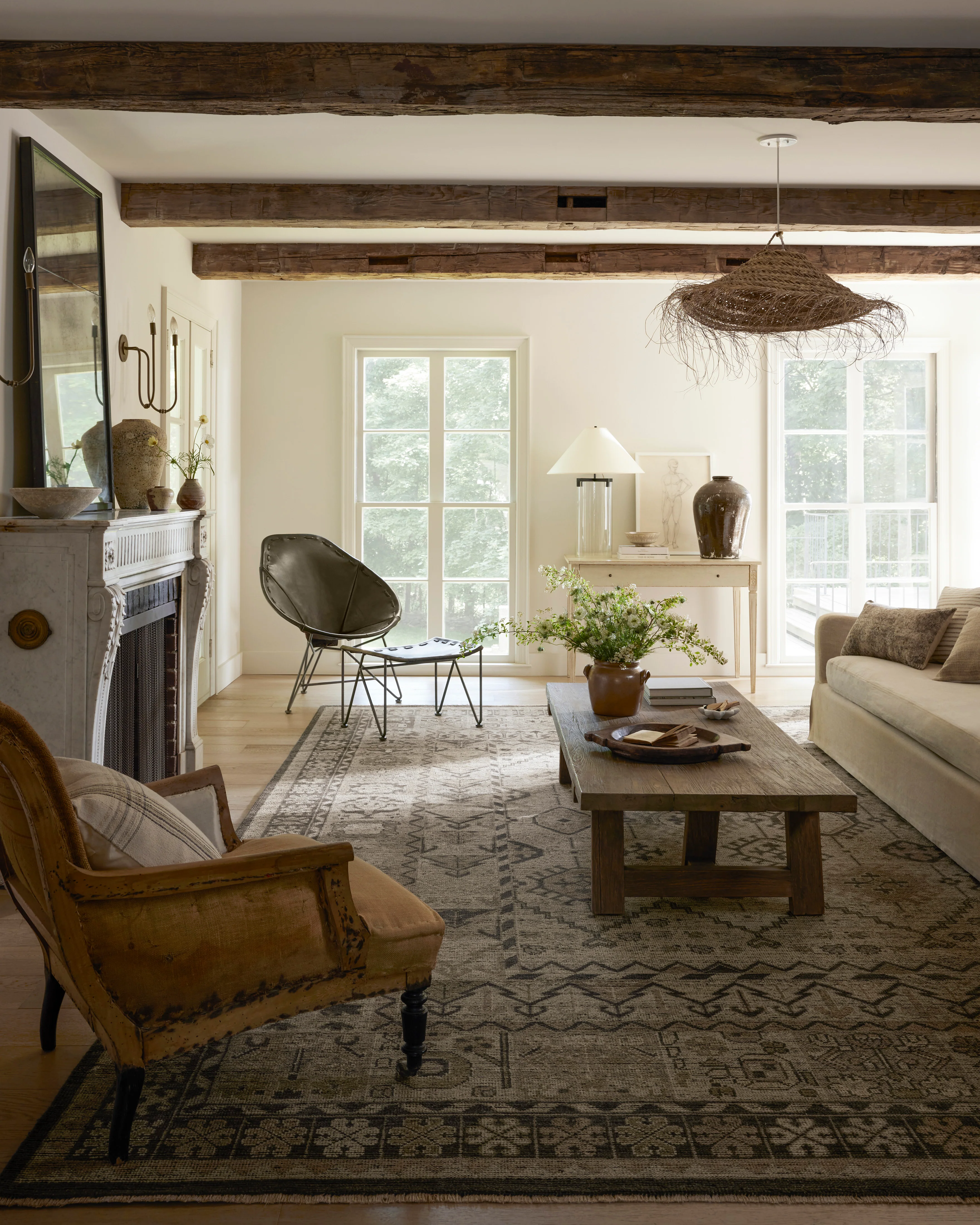 Heirloom, Bone / Charcoal Rug - Image 3