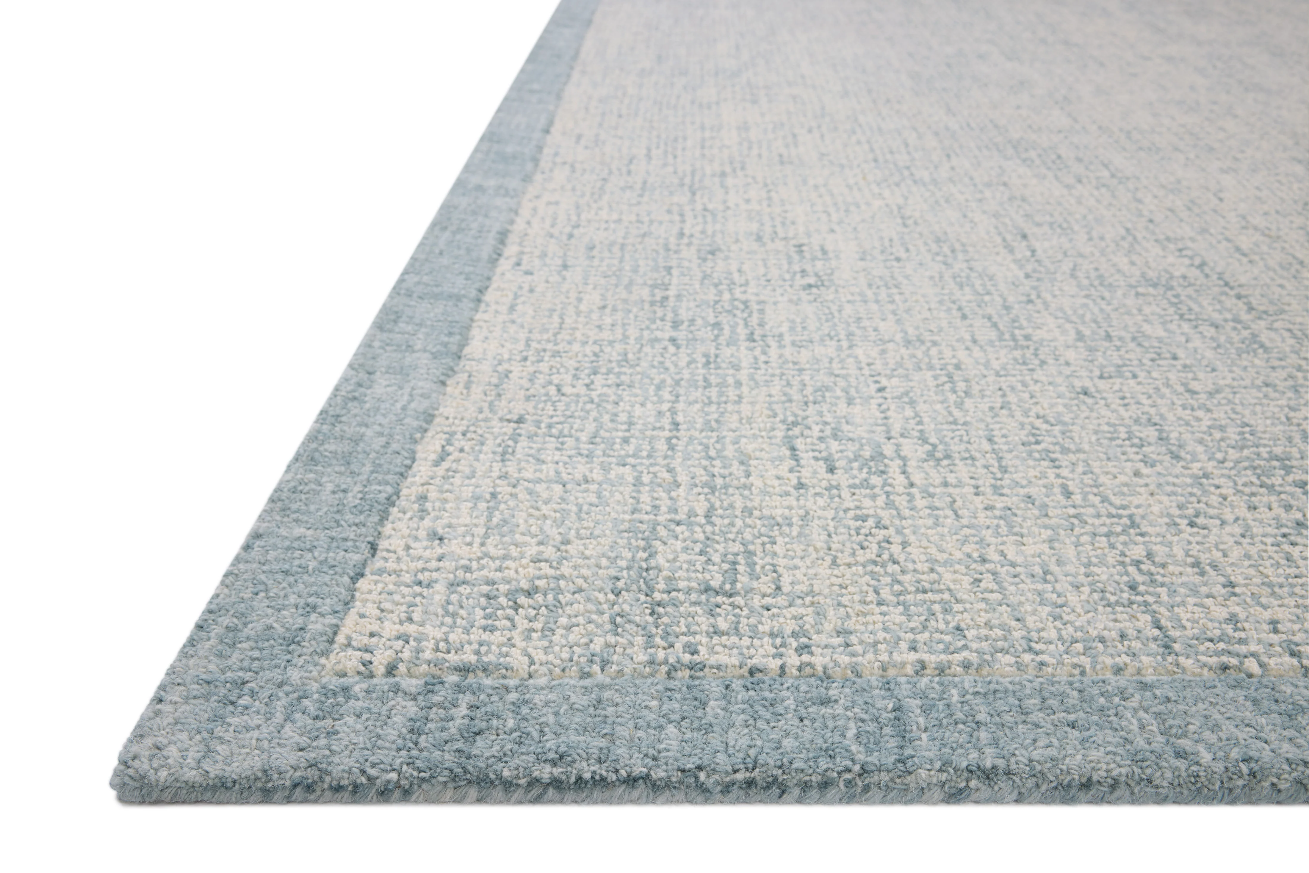 Magnolia Home by Joanna Gaines x Loloi Henley Ivory / Blue Rug - Image 2