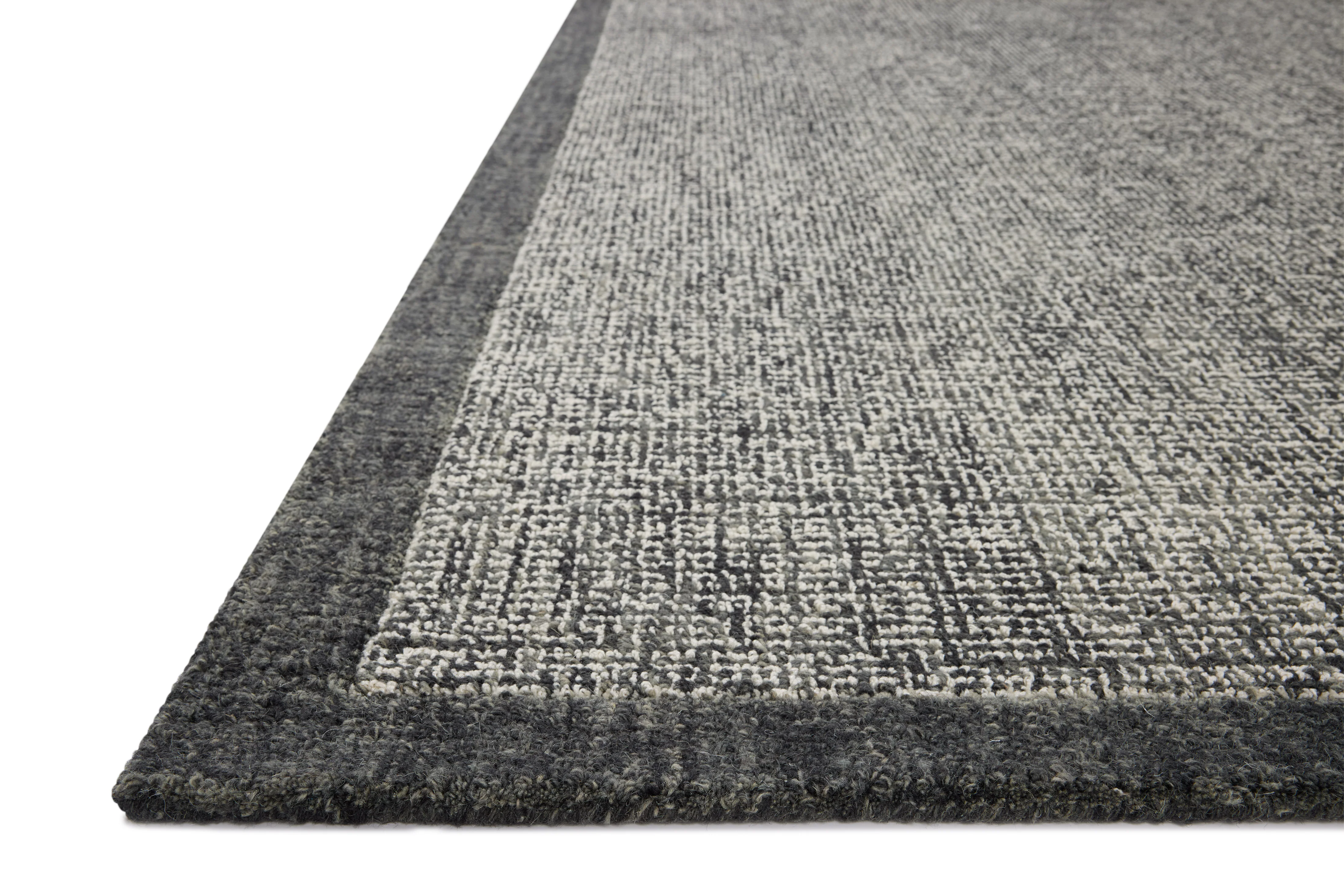 Magnolia Home by Joanna Gaines x Loloi Henley Ivory / Charcoal Rug - Image 2