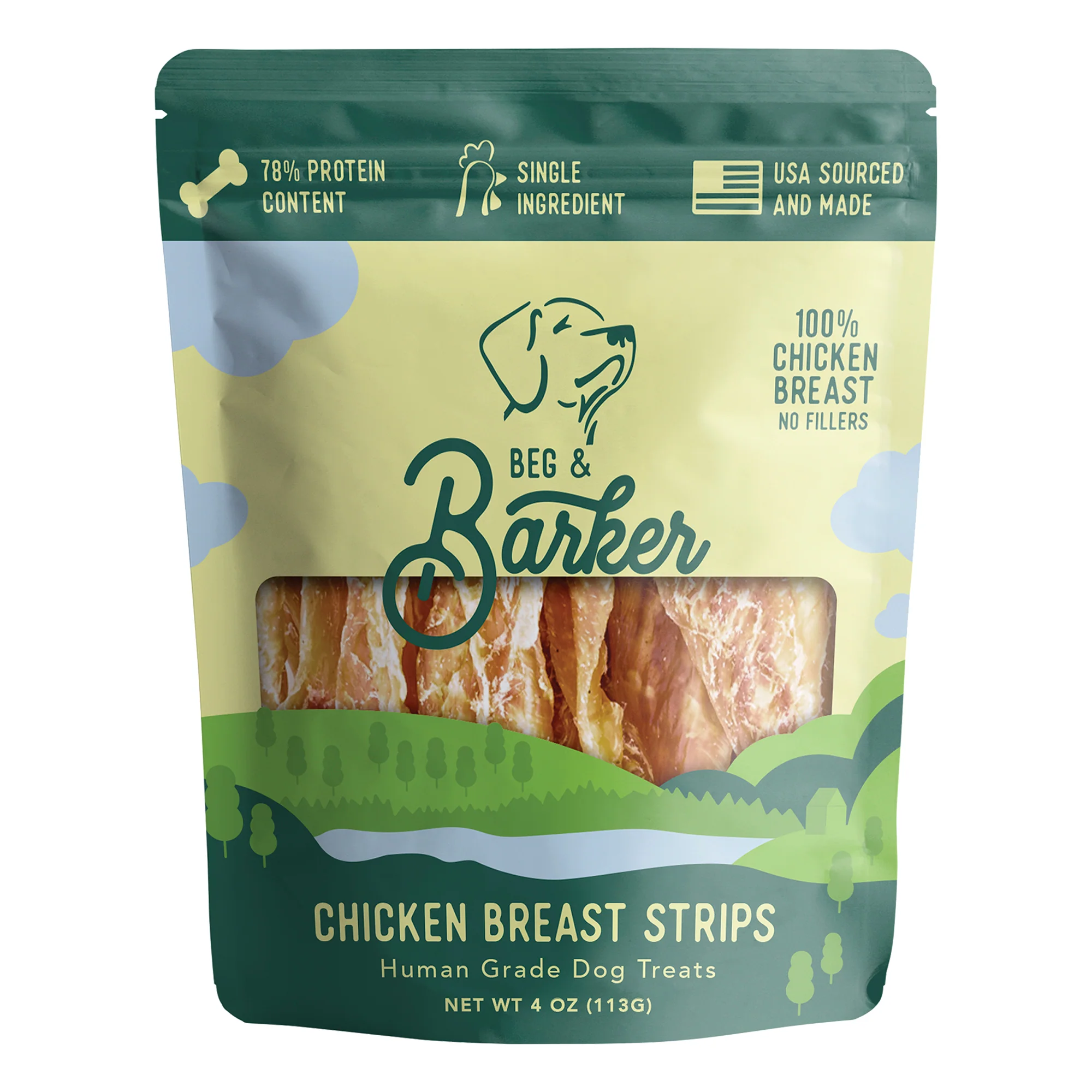 Beg Barker Freeze Dried Strips 4oz Chicken - Image 1
