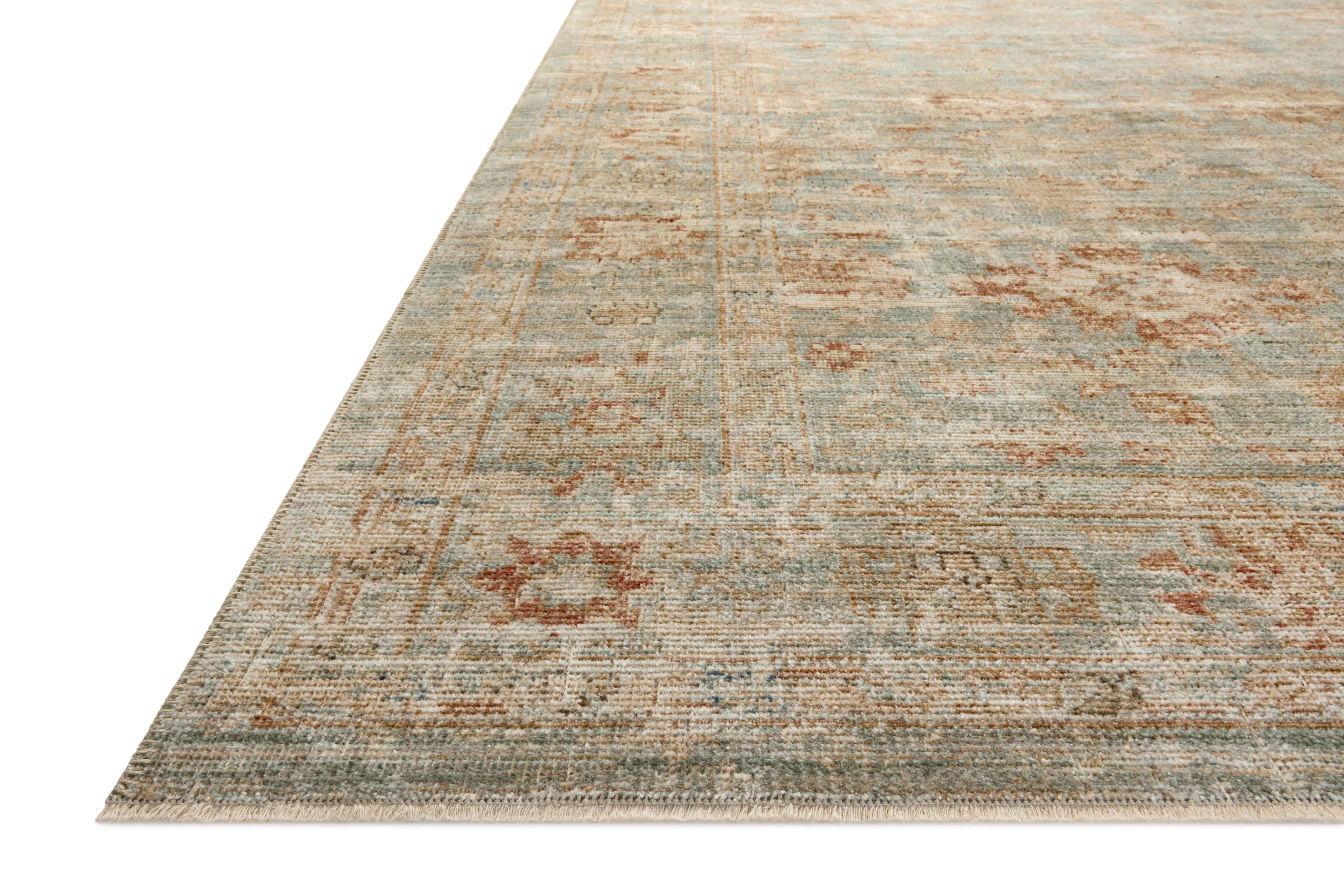 Heritage Aqua / Terracotta Rug - Image 2