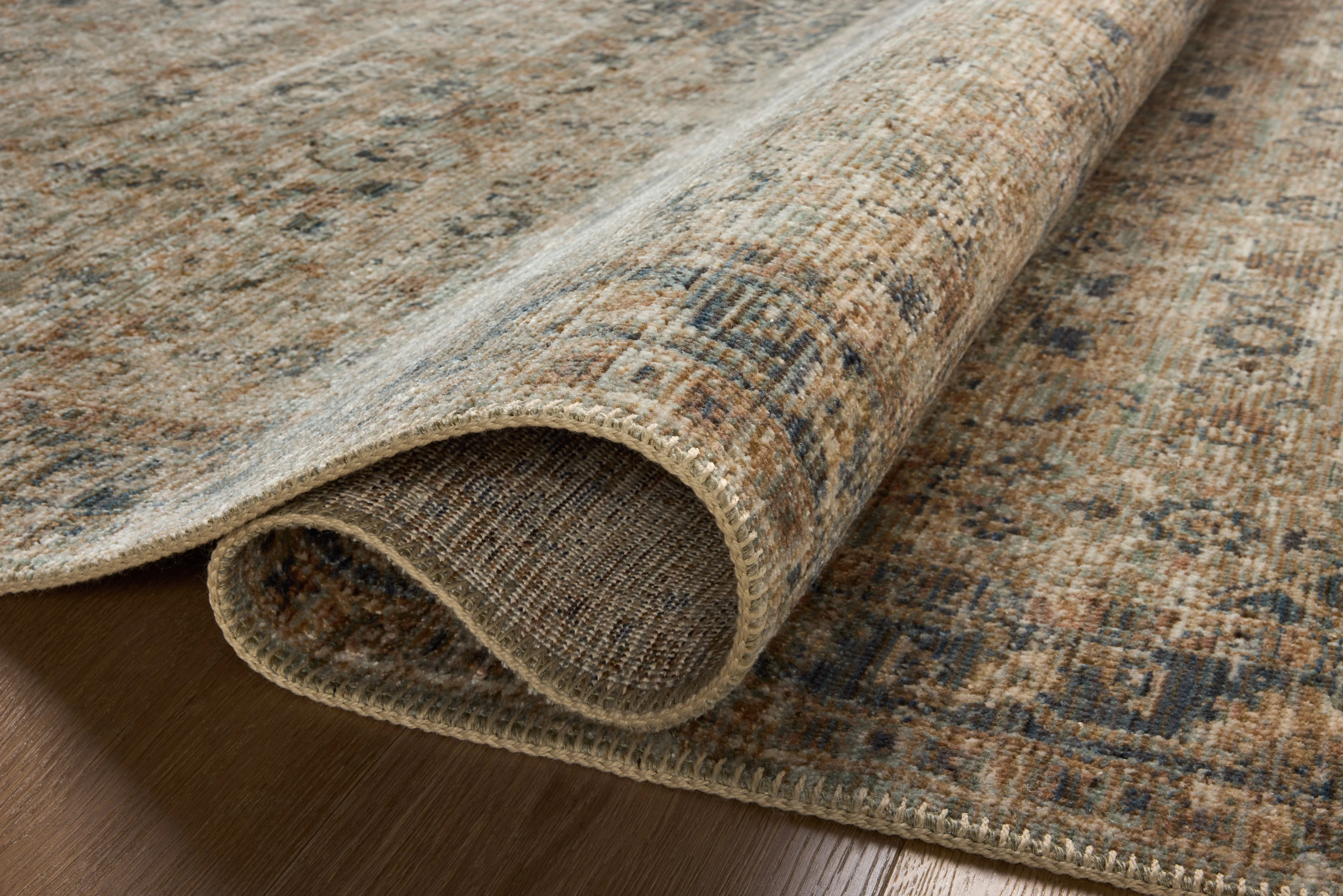 Heritage Sage / Navy Rug - Image 3