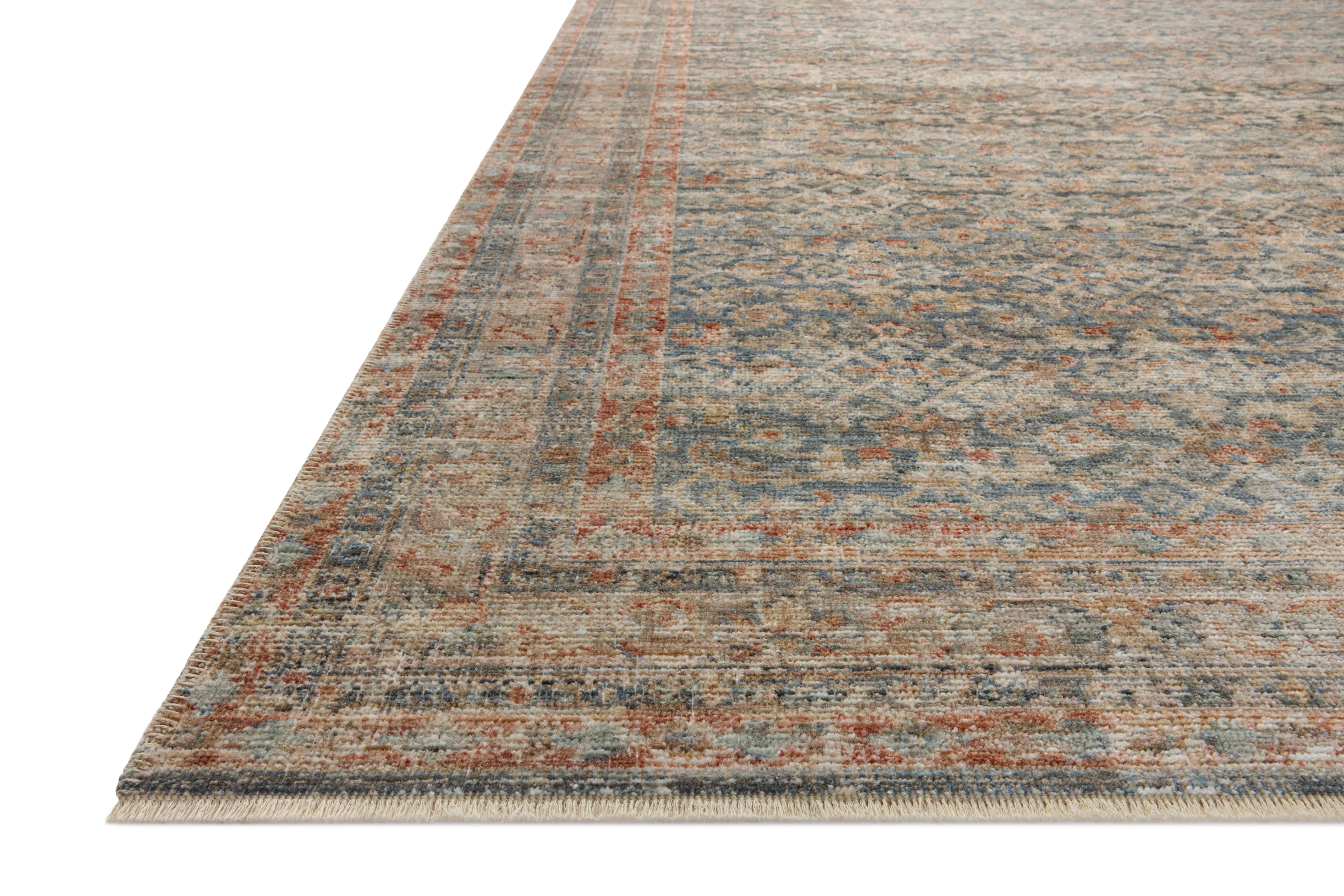 Heritage Blue / Rust Rug - Image 2