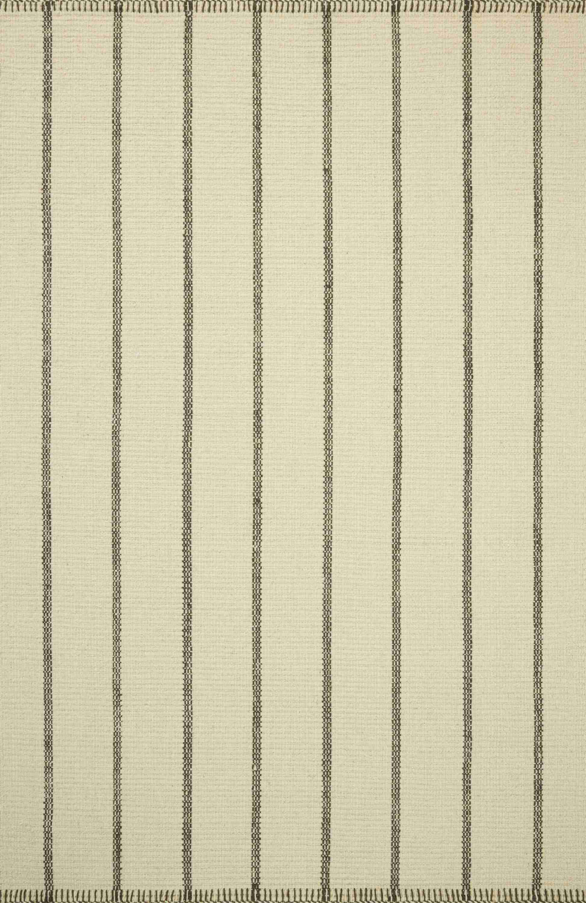 Amber Lewis x Loloi Harlan Ivory / Charcoal Rug
