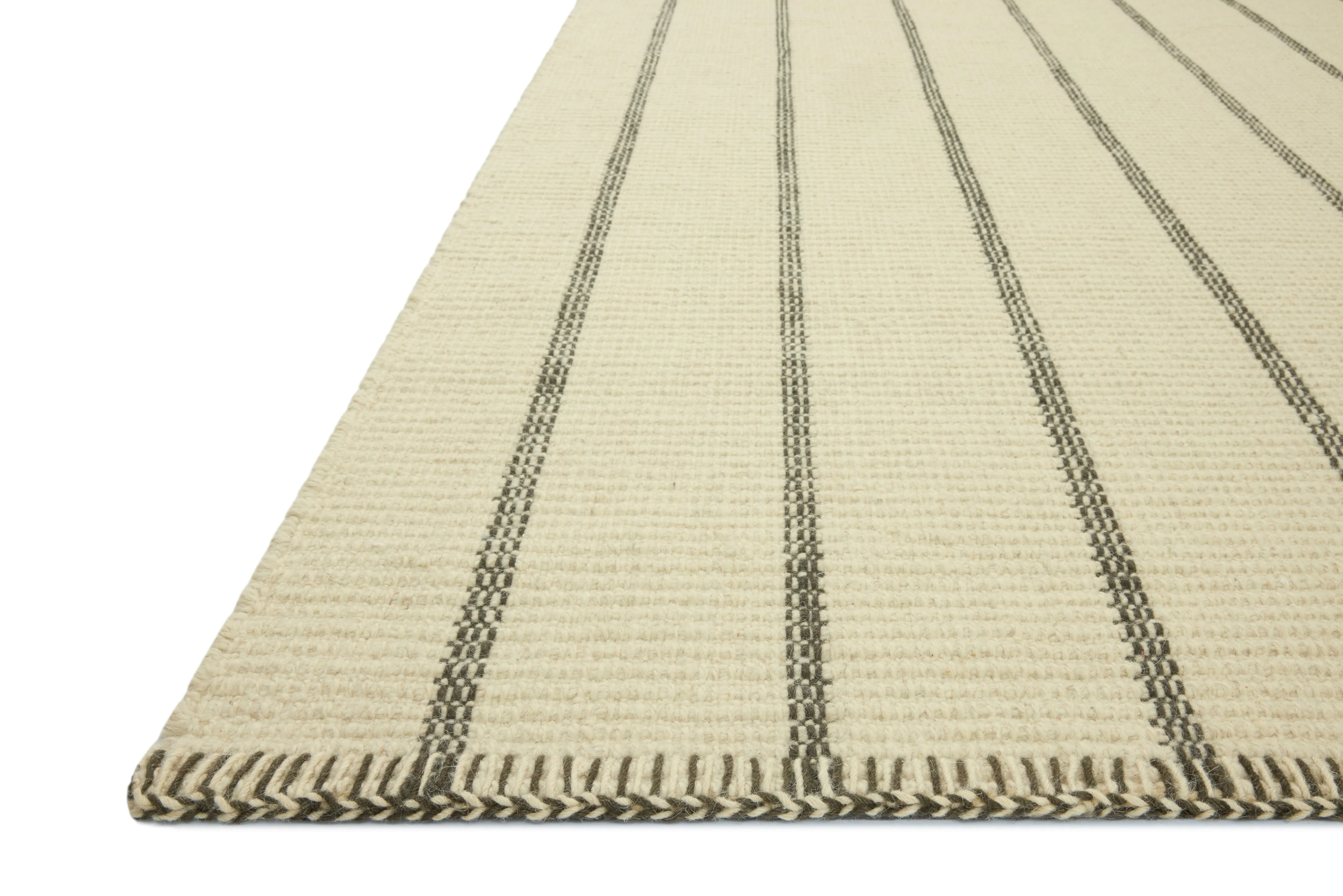 Amber Lewis x Loloi Harlan Ivory / Charcoal Rug - Image 2