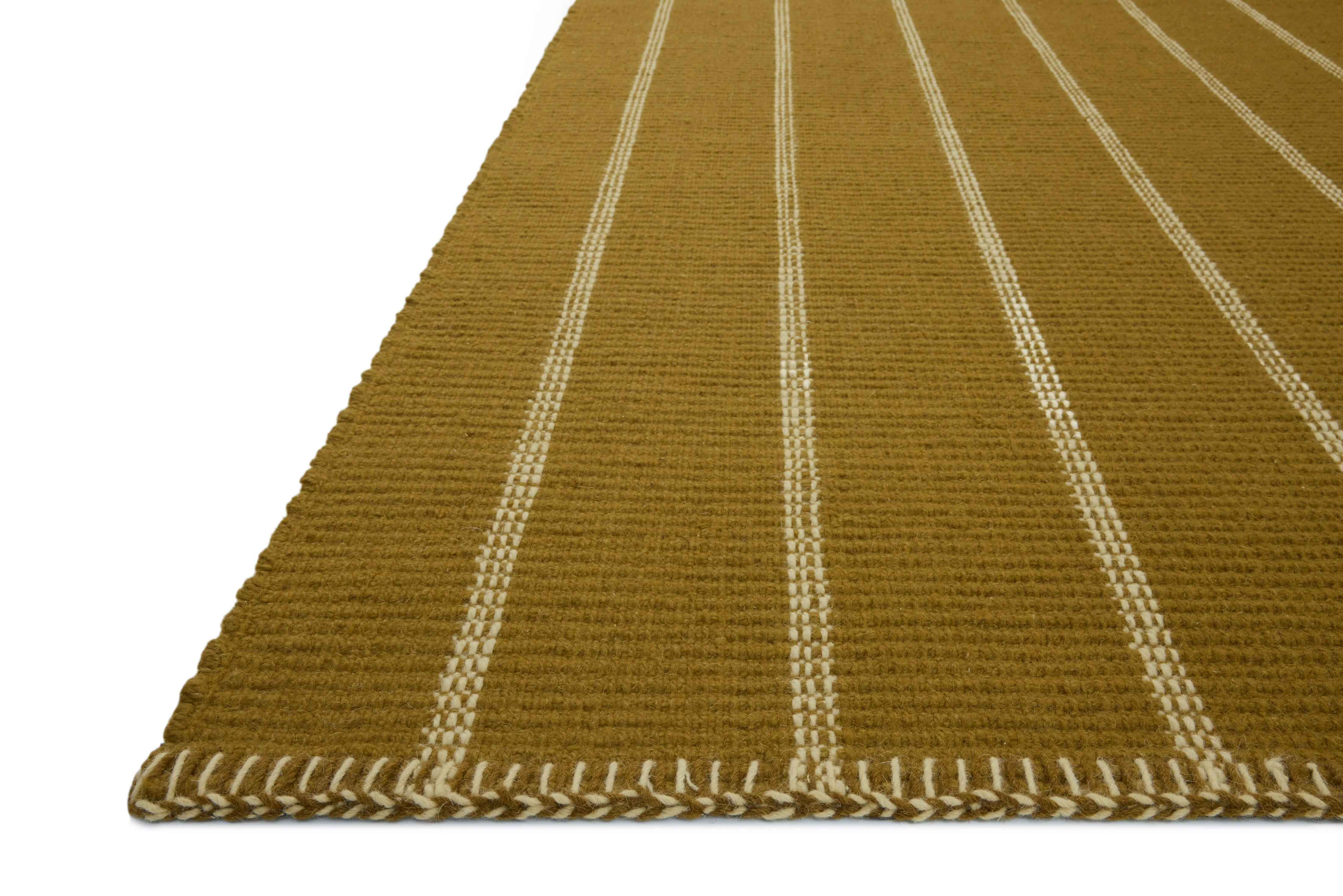Amber Lewis x Loloi Harlan Ochre / Ivory Rug - Image 2