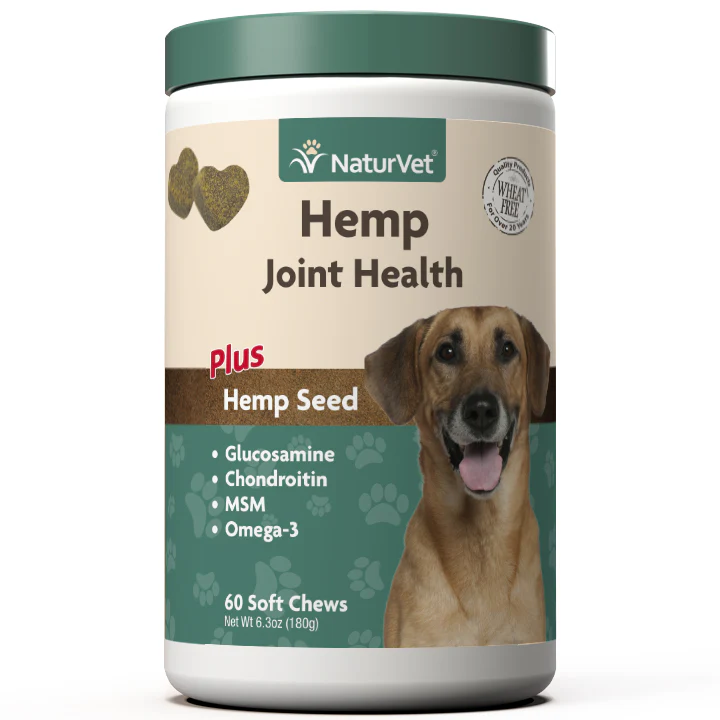 NaturVet Hemp Joint Health Soft Chews, 60 ct - Image 1
