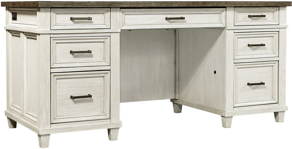 Aspenhome Caraway 66″ Executive Desk Slate  I248-303-SLT-1
