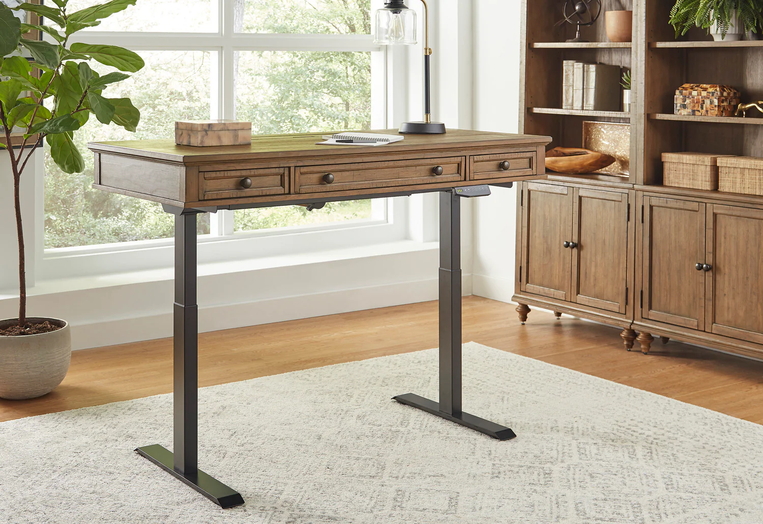 I3002-360T/IUAB-301 ASPENHOME 60" ADJ. LIFT DESK - Image 2