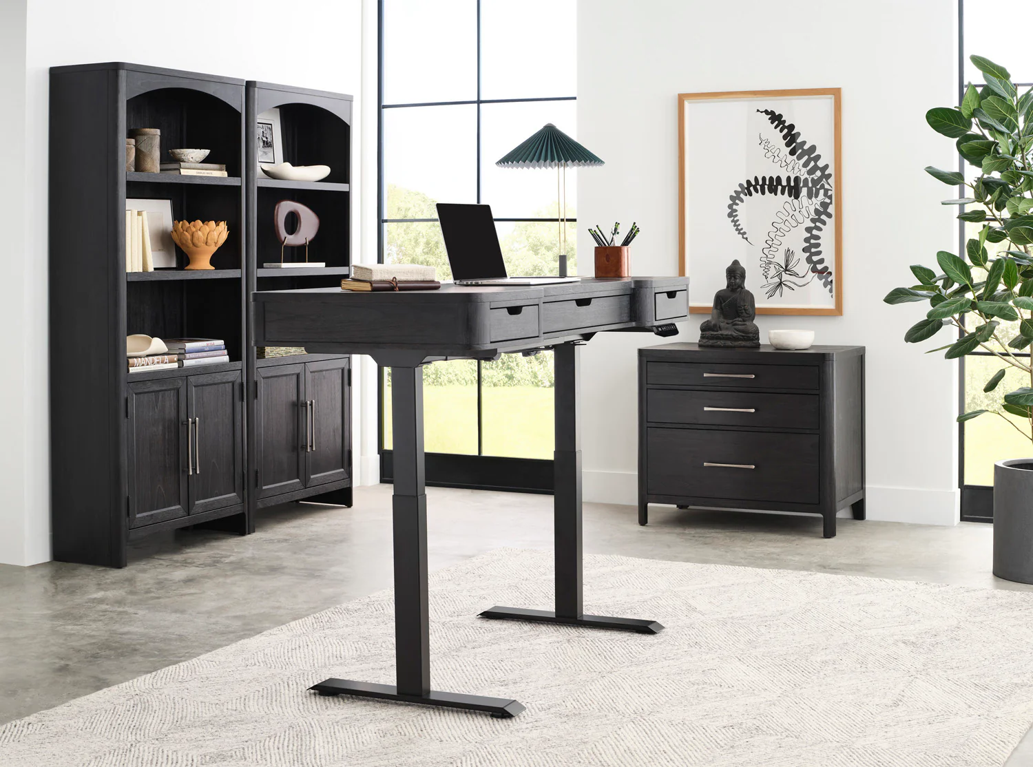 I3327-360T/IUAB-301-1  60" LIFT DESK Sloane Collection by aspenhome - Image 2