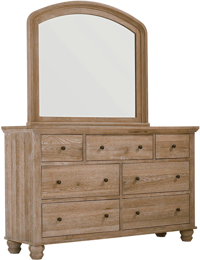 Aspenhome Cambridge Khaki Double Dresser and Mirror ICB-454/462-KHK-7 - Image 1