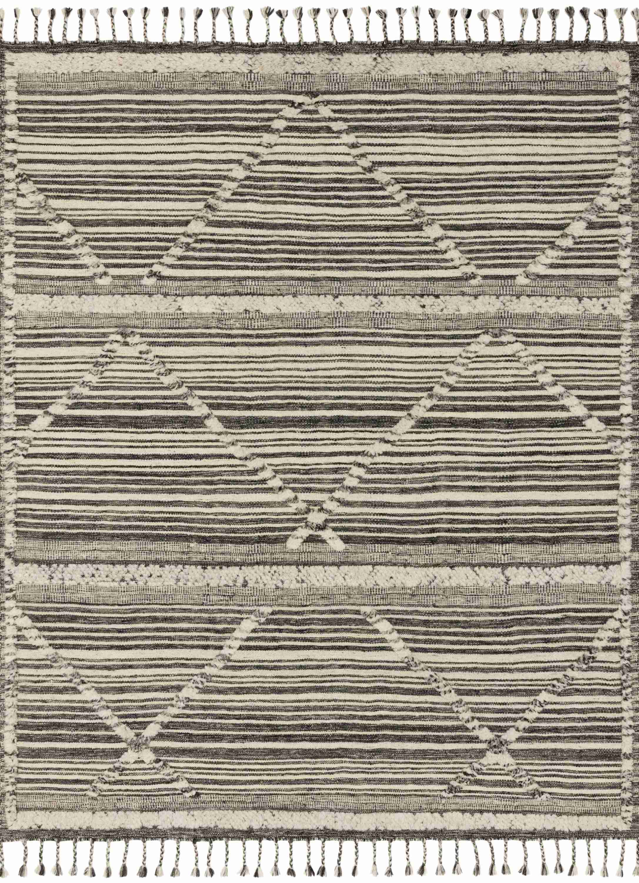 Iman Ivory / Charcoal Rug - Image 1