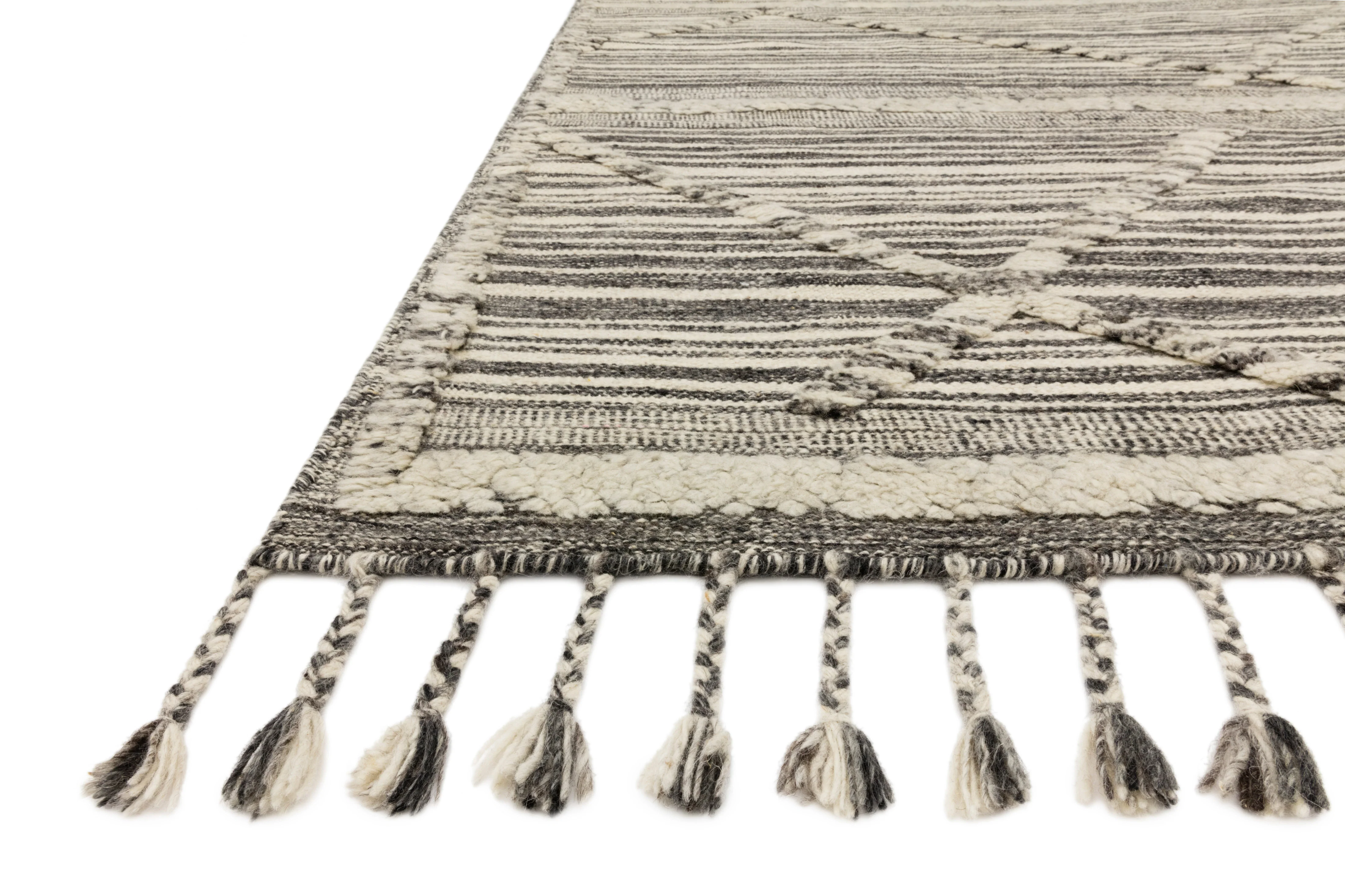Iman Ivory / Charcoal Rug - Image 2