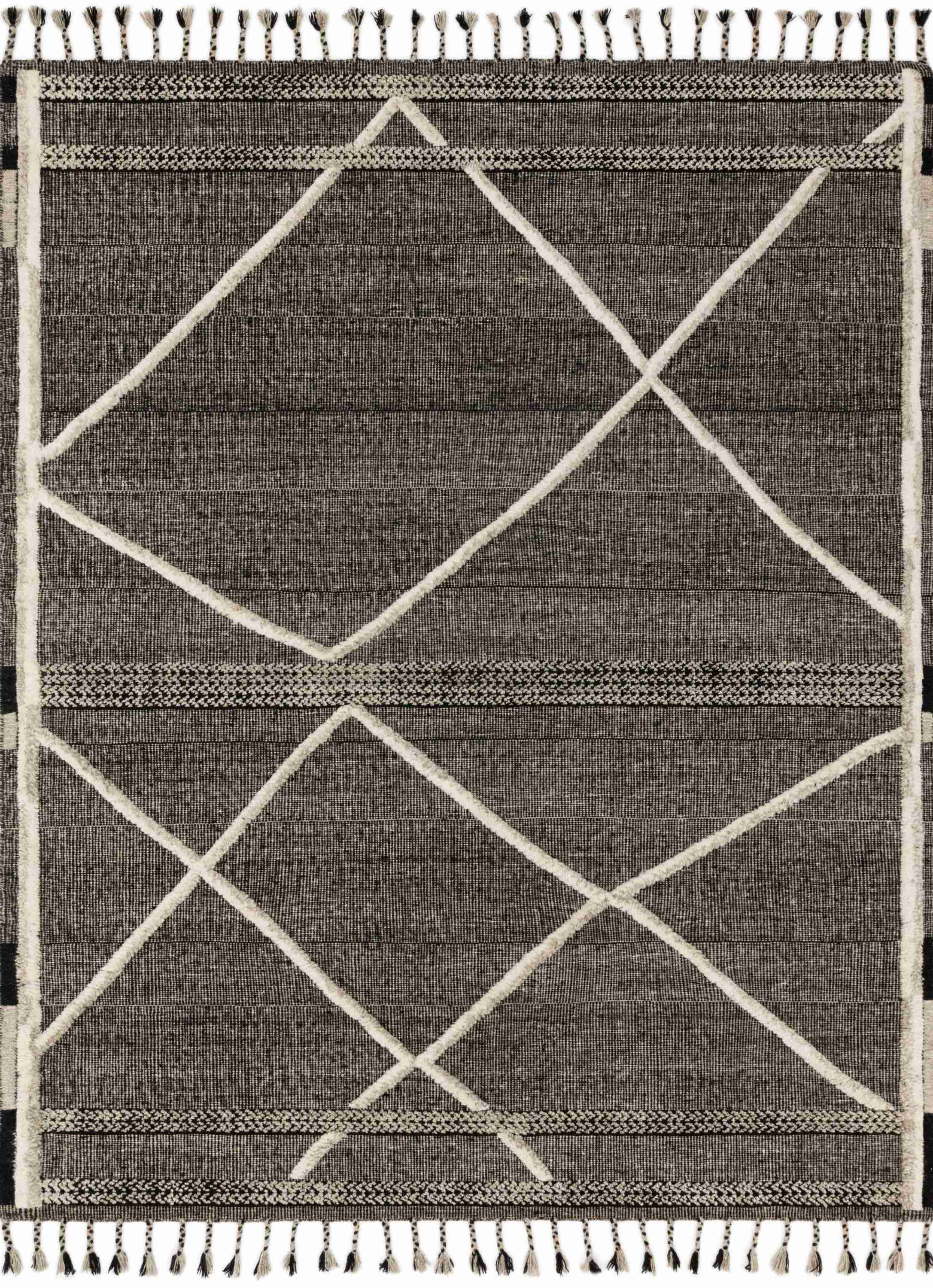 Iman Beige / Charcoal Rug - Image 1
