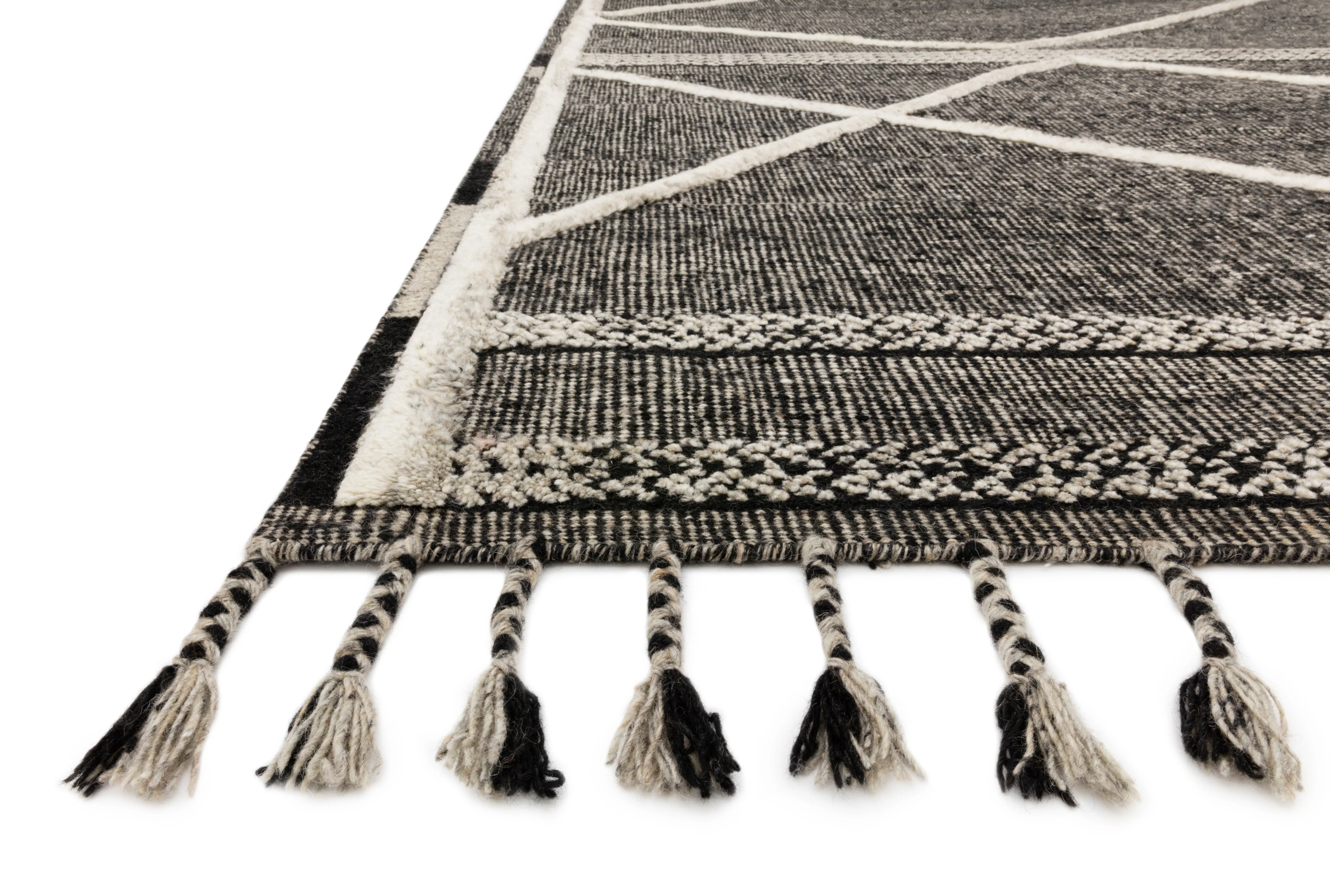 Iman Beige / Charcoal Rug - Image 2