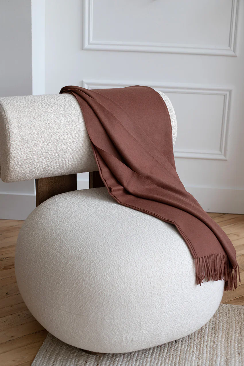 Red Clay Alpaca Throw - Image 2