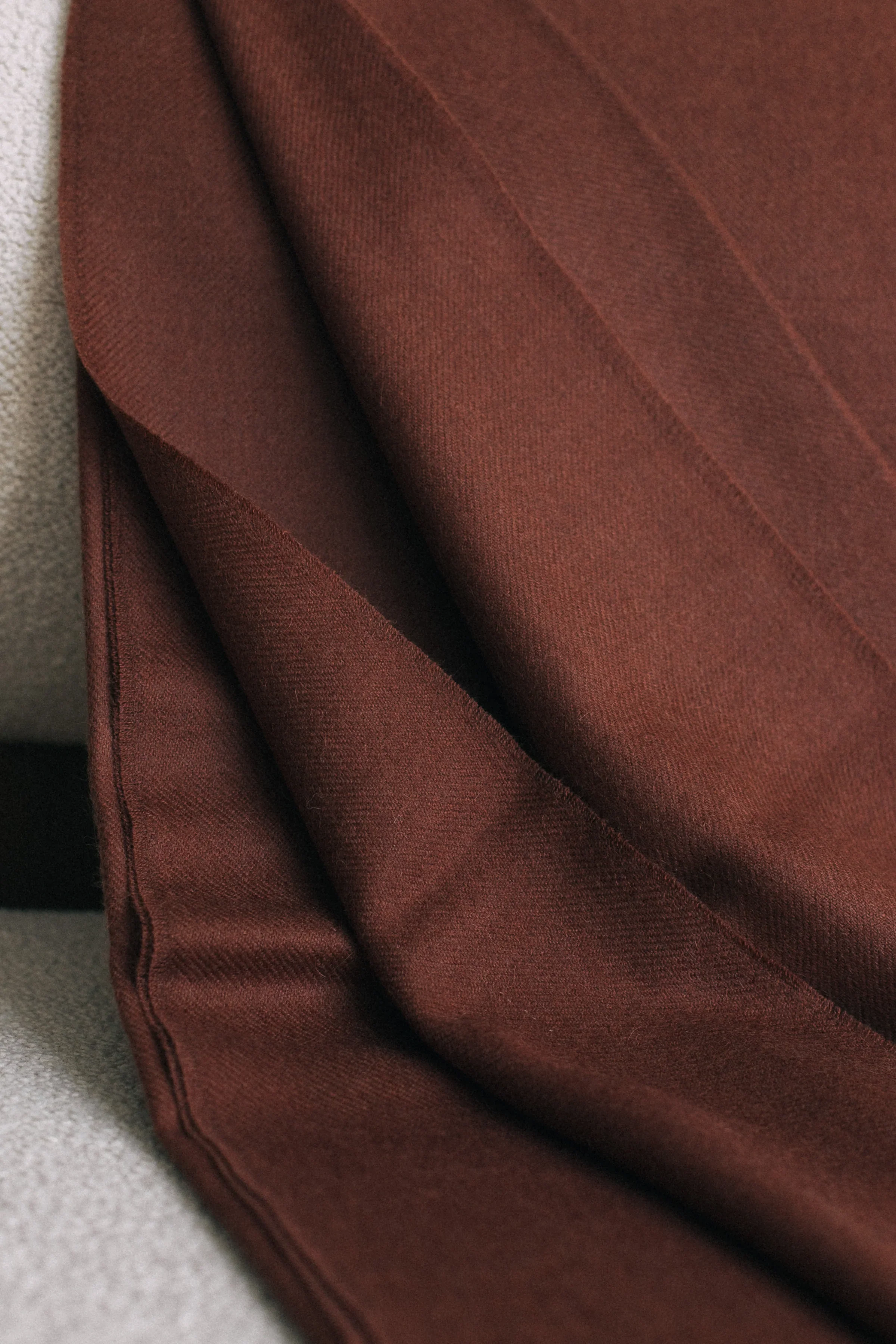 Red Clay Alpaca Throw - Image 3