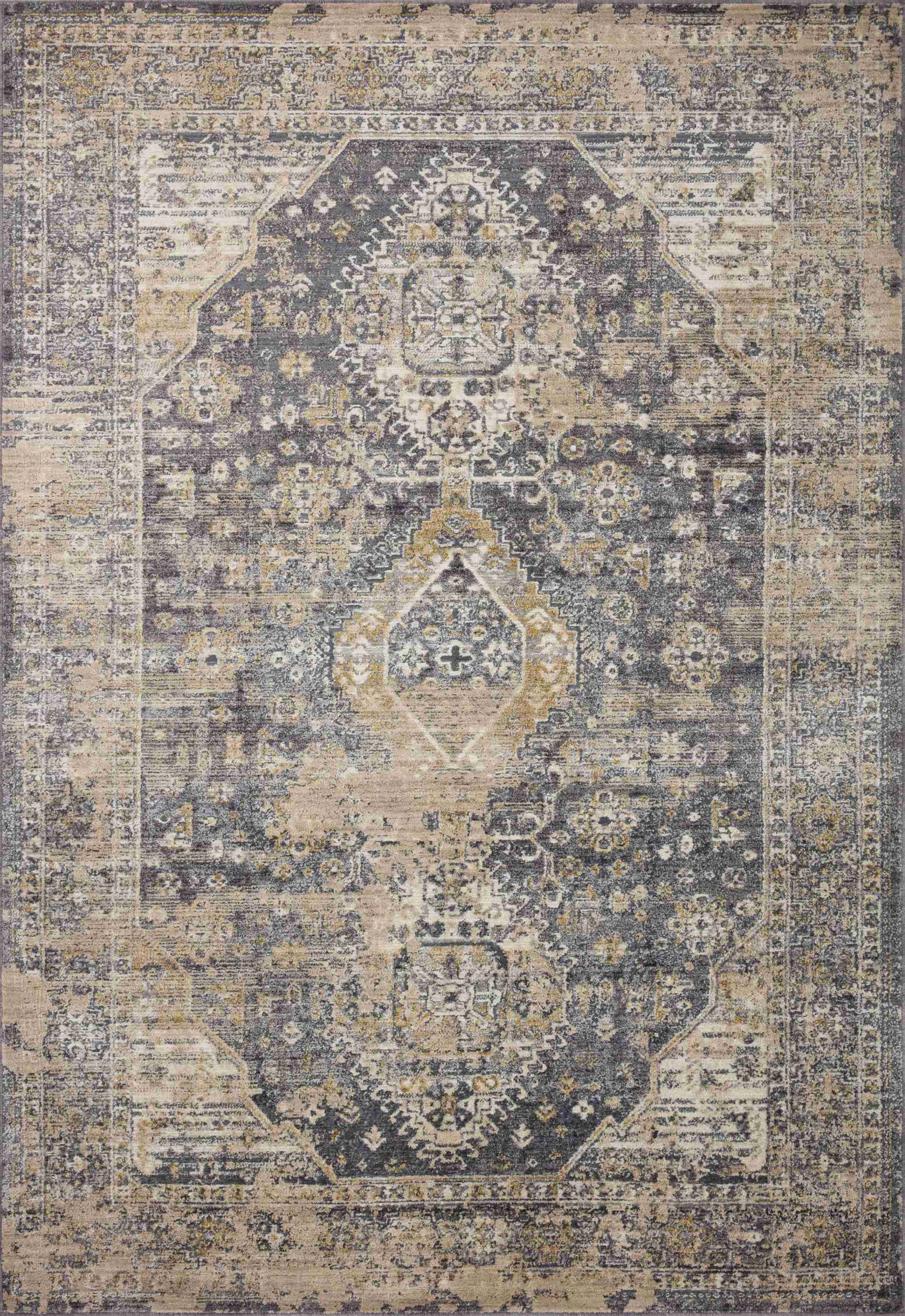 Indra Charcoal / Natural Rug - Image 1