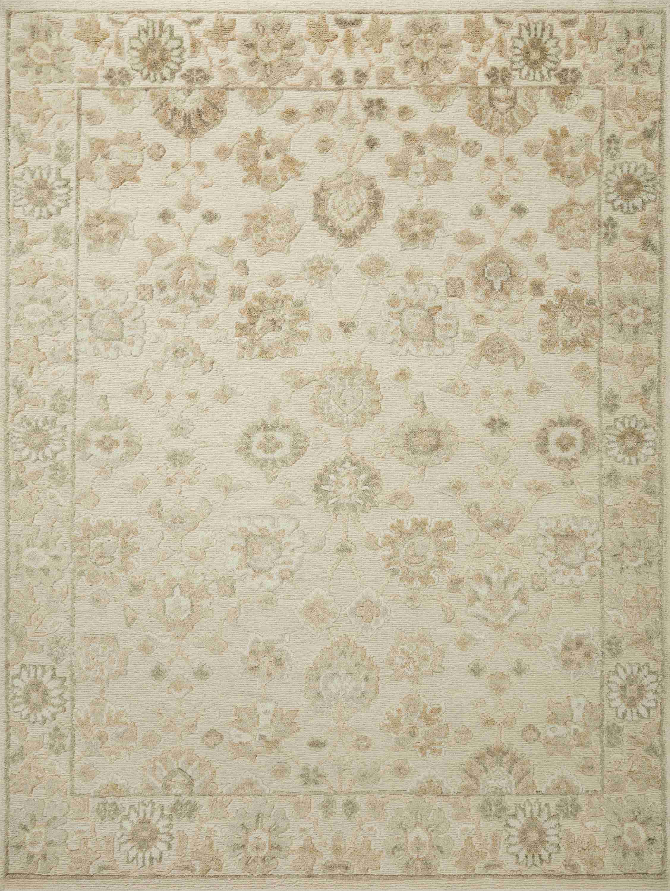 Magnolia Home by Joanna Gaines x Loloi Ingrid Natural / Sage Rug - Image 1