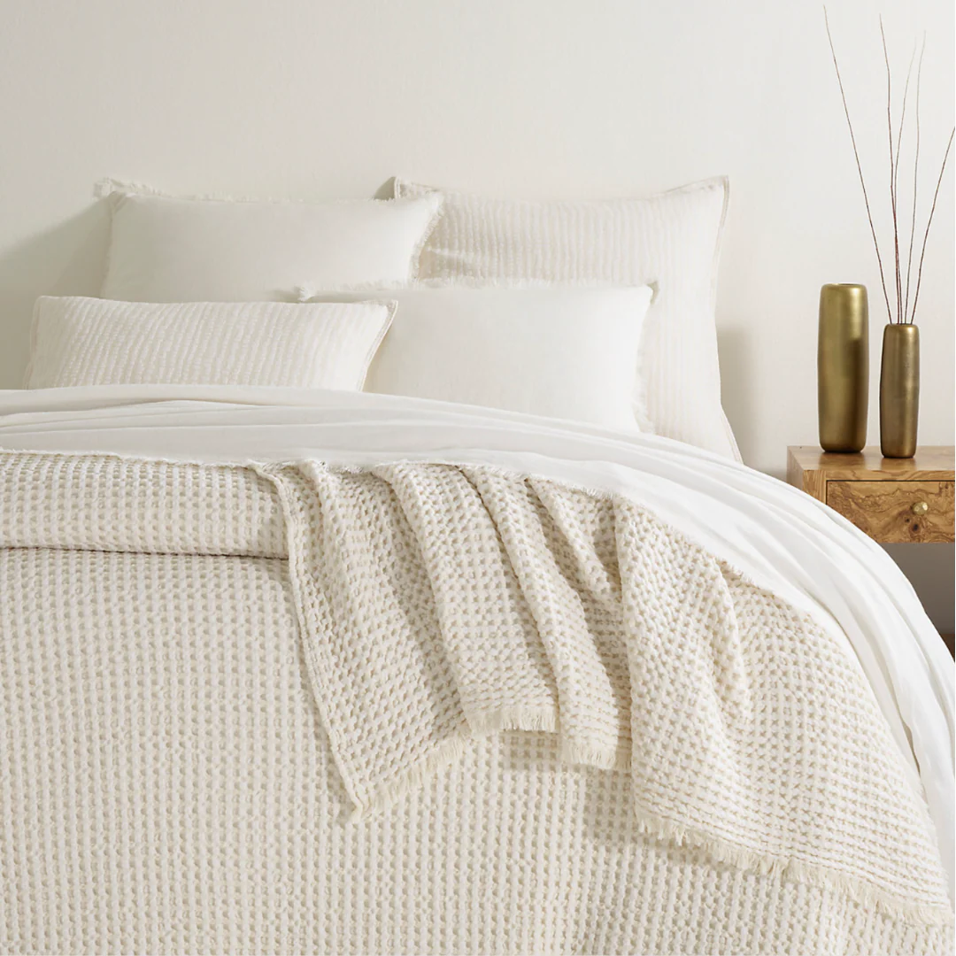 Sophie Waffle Bed Blanket - Image 2