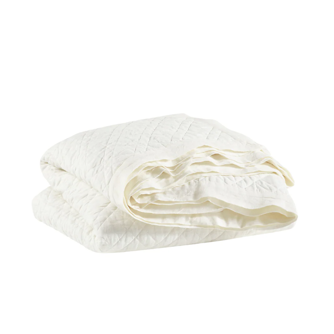 Linen Ivory Quilt - Image 2