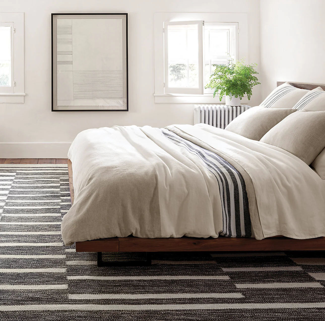 Linen Sheet Set, Ivory - Image 3