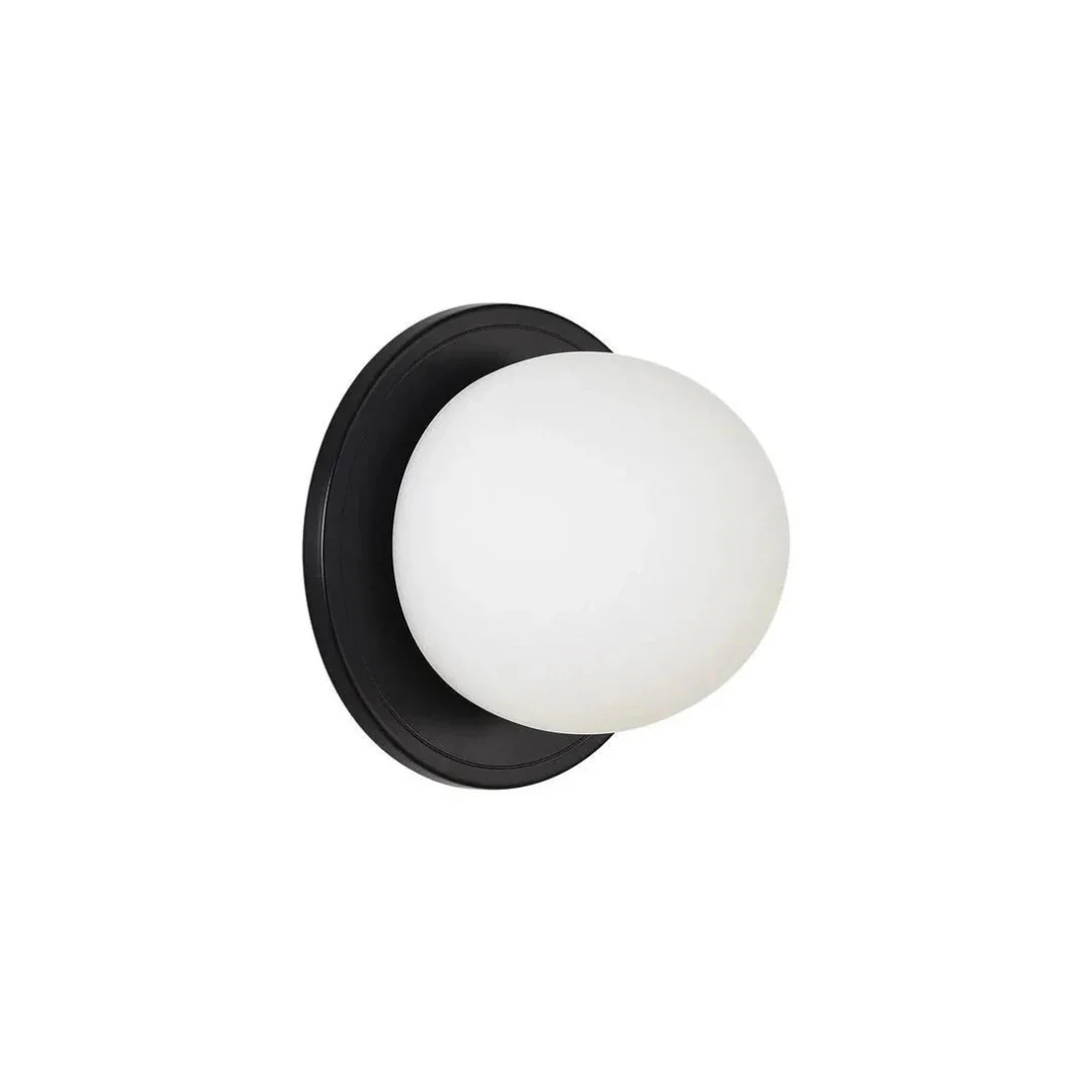 Angus Wall Sconce, Matte Black - Image 1